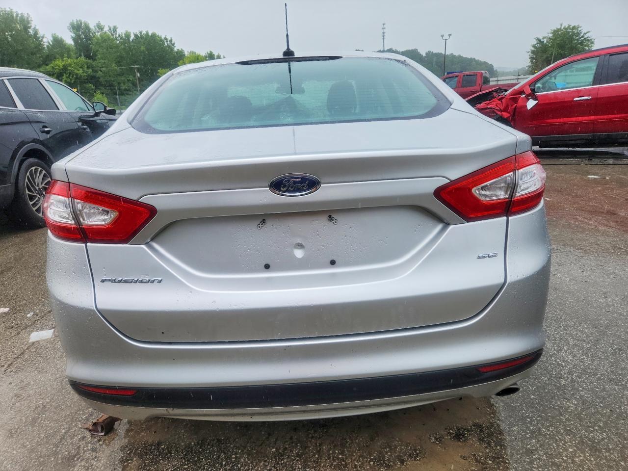 2013 Ford Fusion Se Silver vin: 3FA6P0H71DR318129