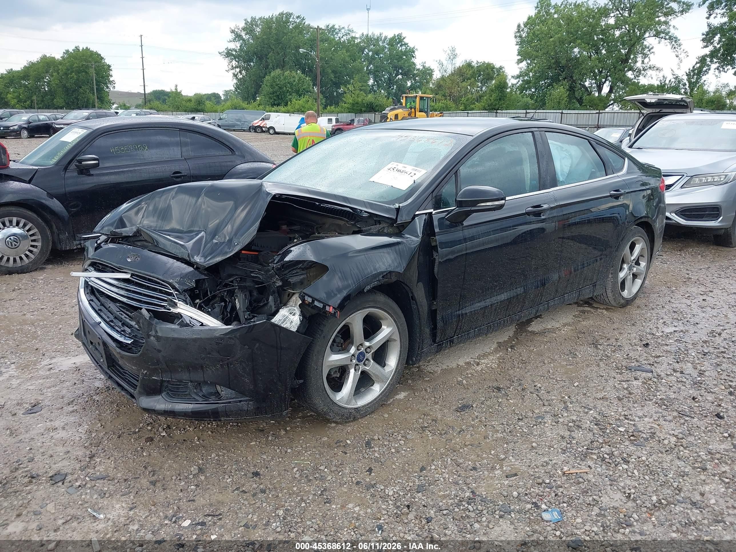 2013 Ford Fusion Se Black vin: 3FA6P0H71DR321905