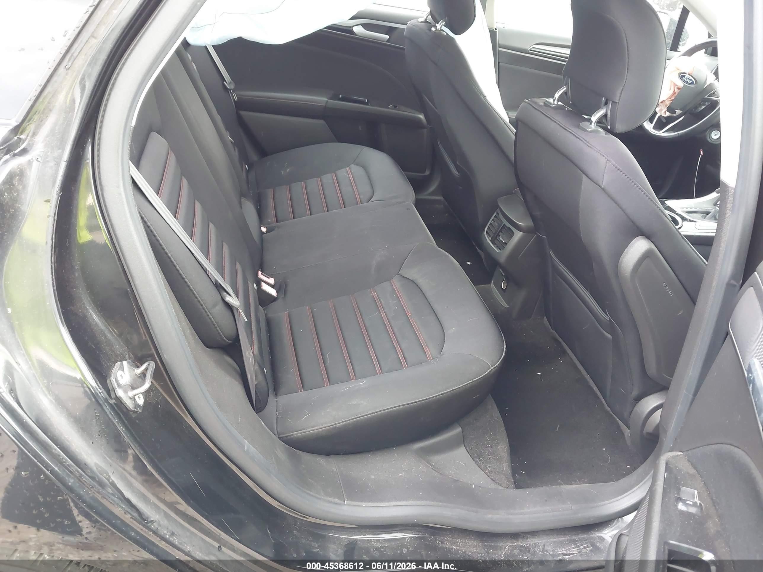 2013 Ford Fusion Se Black vin: 3FA6P0H71DR321905