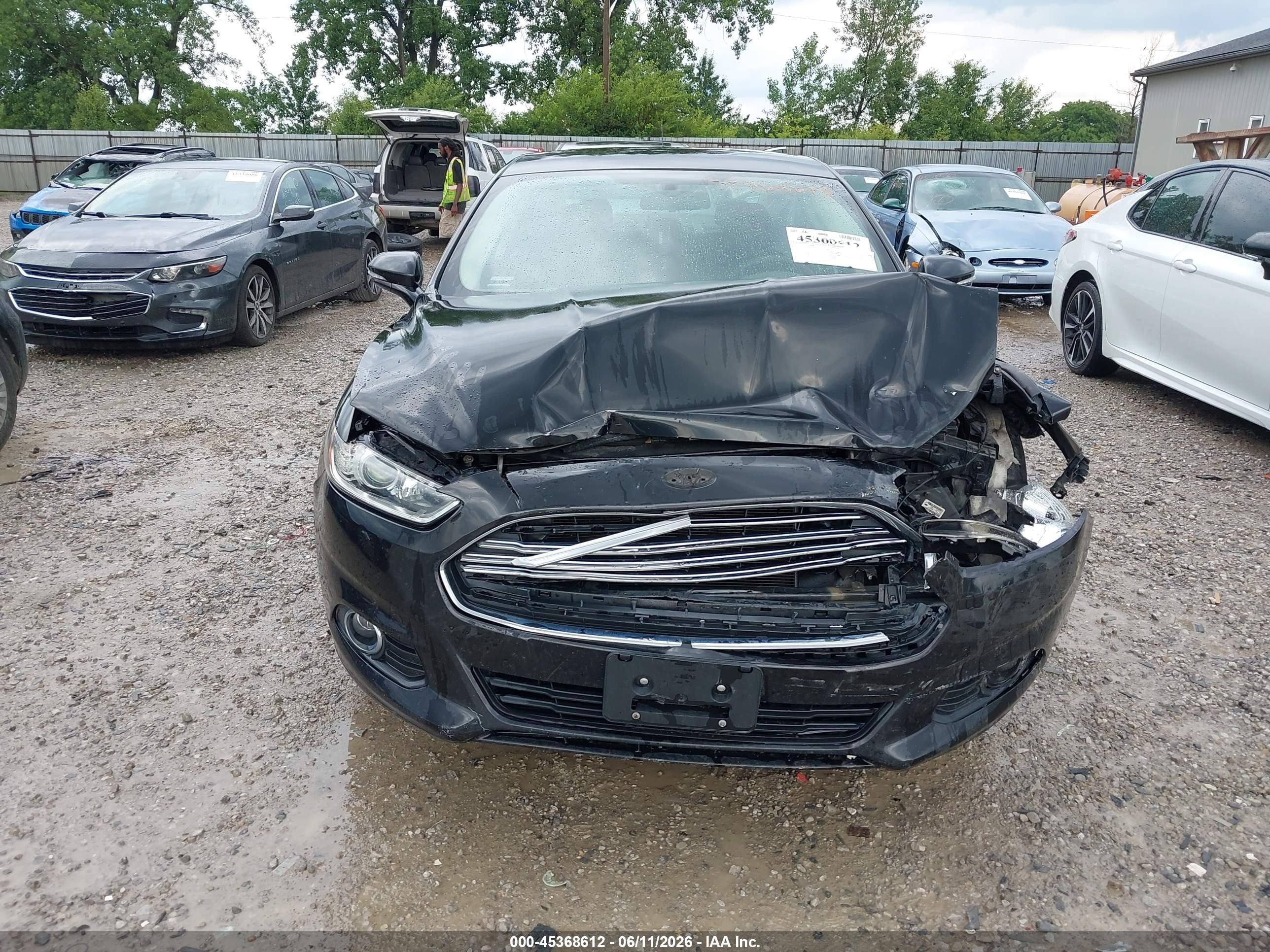 2013 Ford Fusion Se Black vin: 3FA6P0H71DR321905