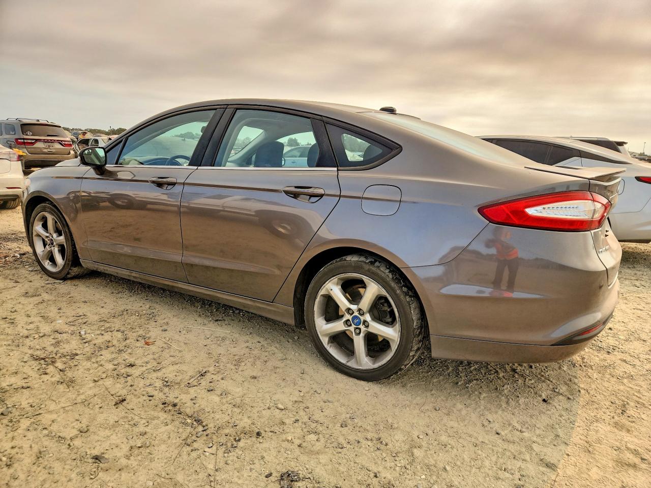 2013 Ford Fusion Se Gray vin: 3FA6P0H71DR345427