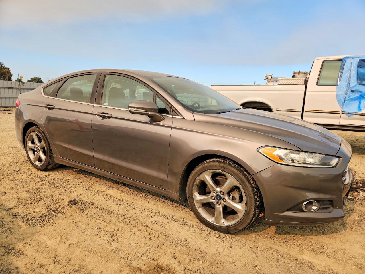 2013 Ford Fusion Se Gray vin: 3FA6P0H71DR345427