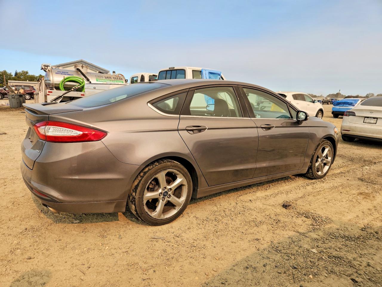2013 Ford Fusion Se Gray vin: 3FA6P0H71DR345427