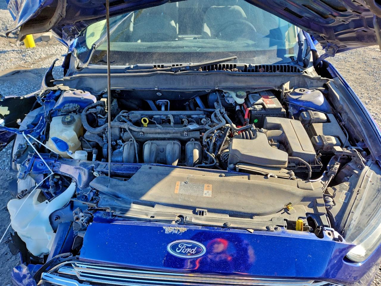 2013 Ford Fusion Se Blue vin: 3FA6P0H71DR350837