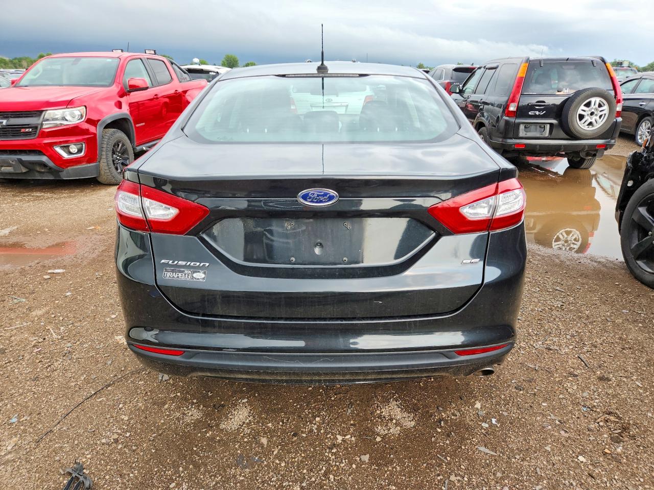 2013 Ford Fusion Se Black vin: 3FA6P0H71DR358209