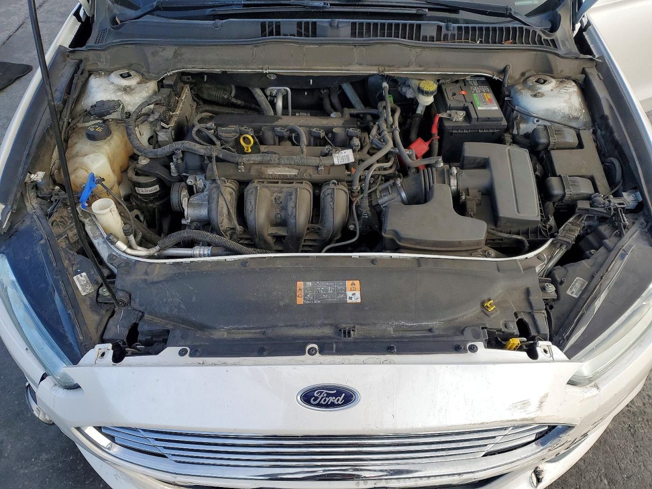 2013 Ford Fusion Se White vin: 3FA6P0H71DR363054