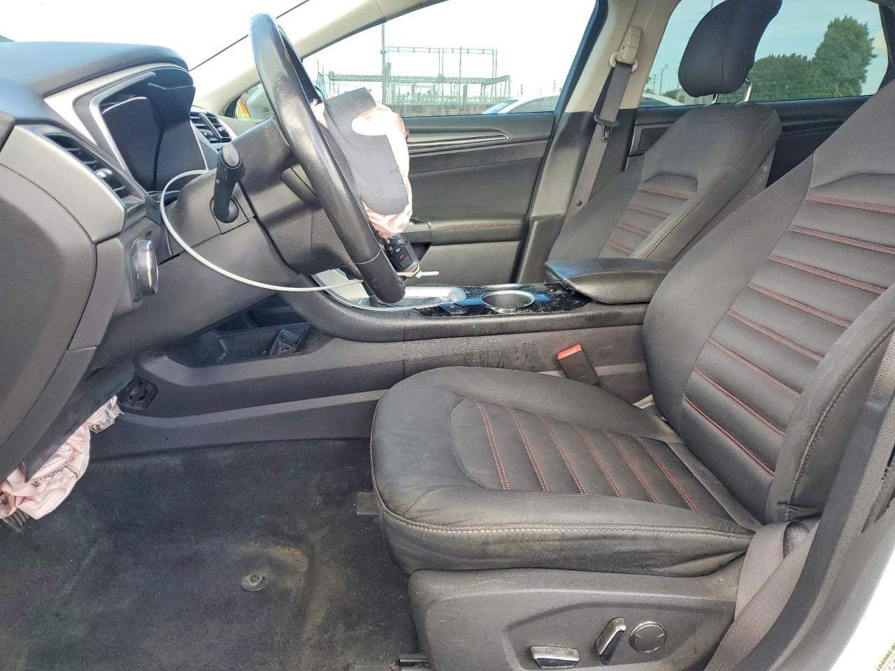 2013 Ford Fusion Se White vin: 3FA6P0H71DR363054