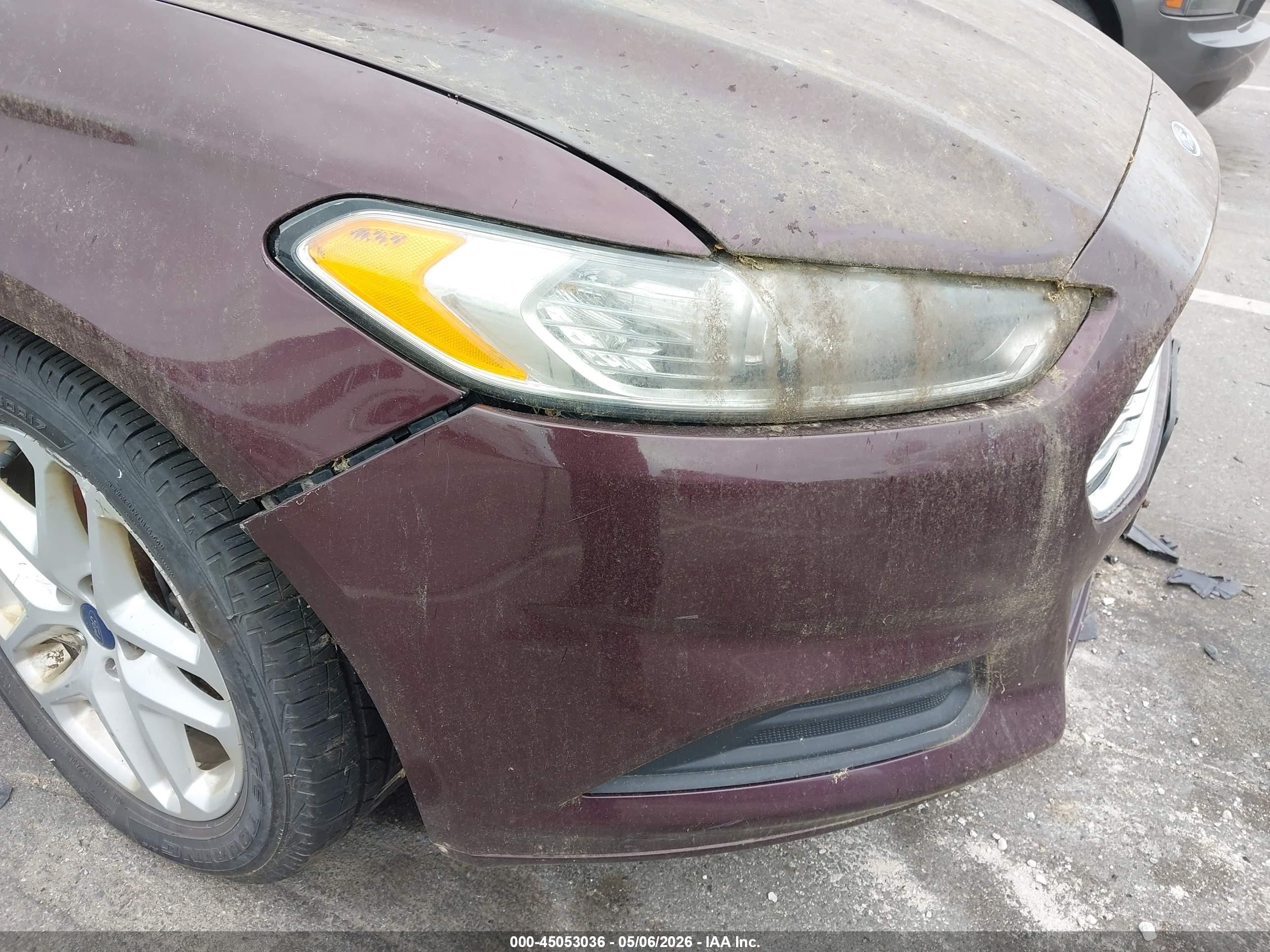 2013 Ford Fusion Se Бордовый vin: 3FA6P0H71DR381554