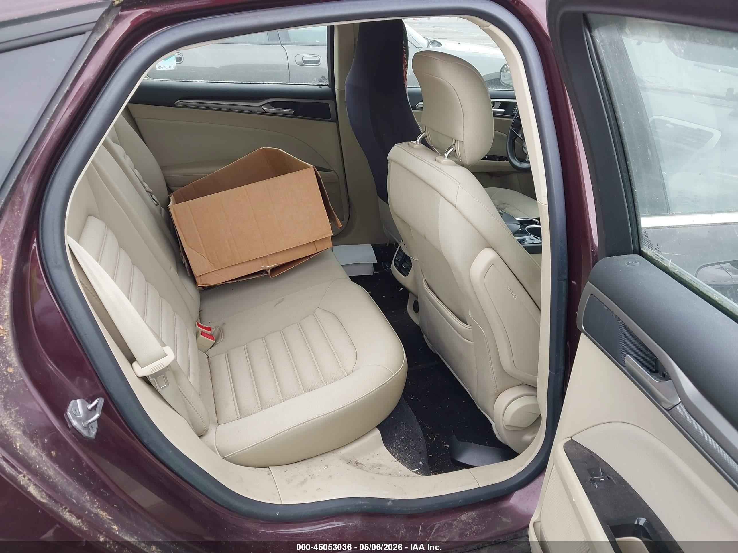 2013 Ford Fusion Se Бордовый vin: 3FA6P0H71DR381554