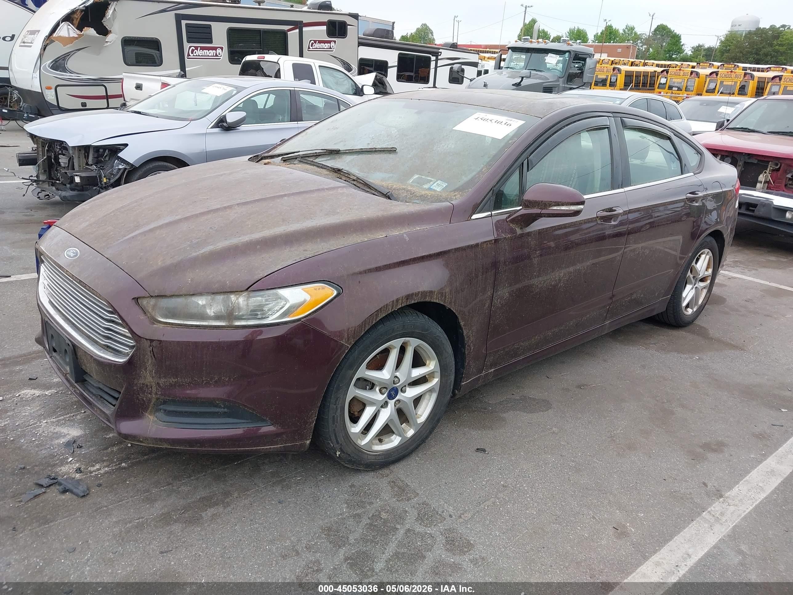 2013 Ford Fusion Se Бордовый vin: 3FA6P0H71DR381554
