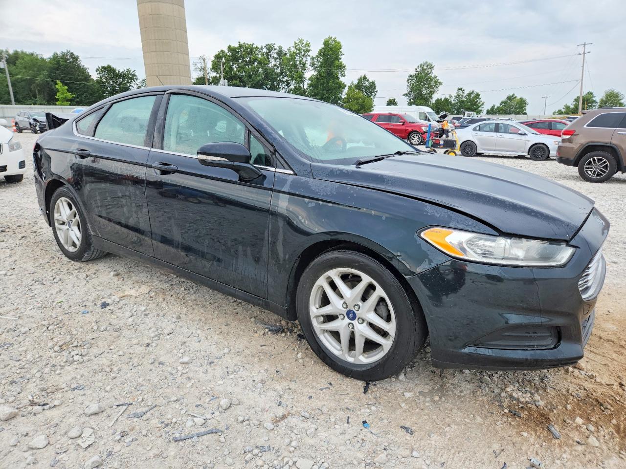 2014 Ford Fusion Se Black vin: 3FA6P0H71ER120510