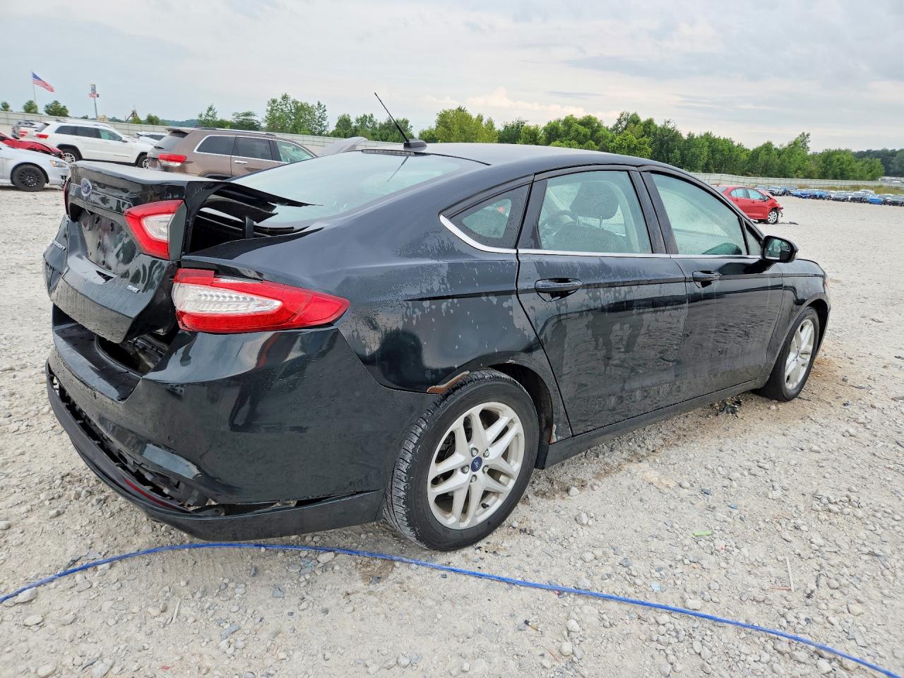 2014 Ford Fusion Se Black vin: 3FA6P0H71ER120510