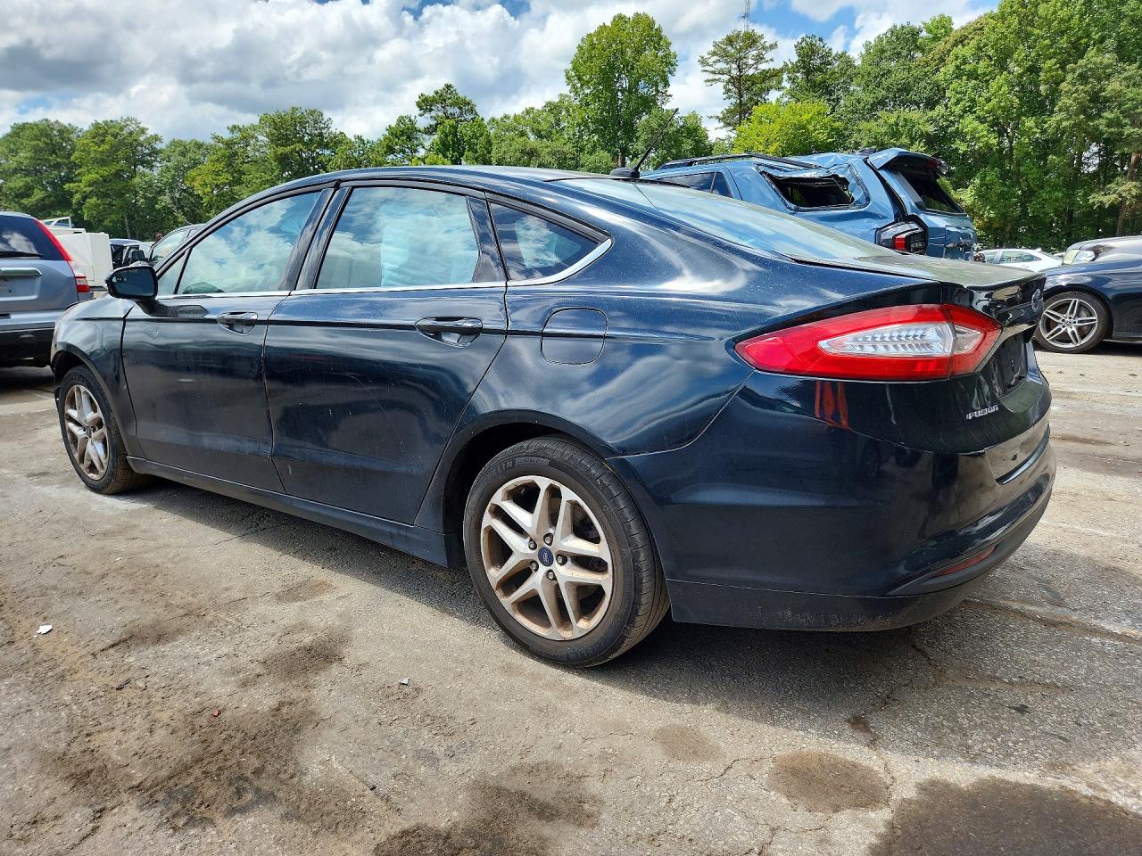 2014 Ford Fusion Se Black vin: 3FA6P0H71ER120538