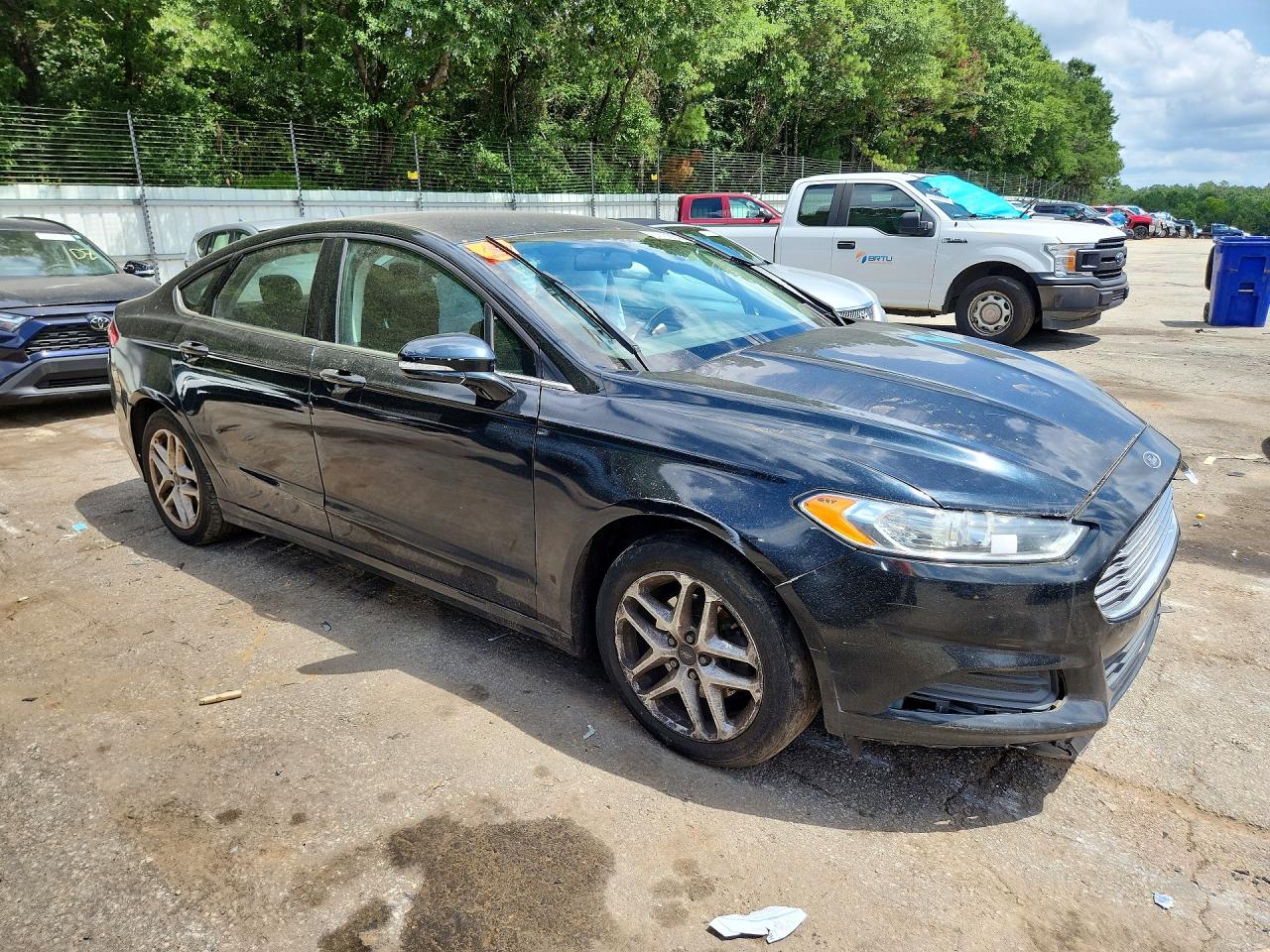 2014 Ford Fusion Se Black vin: 3FA6P0H71ER120538