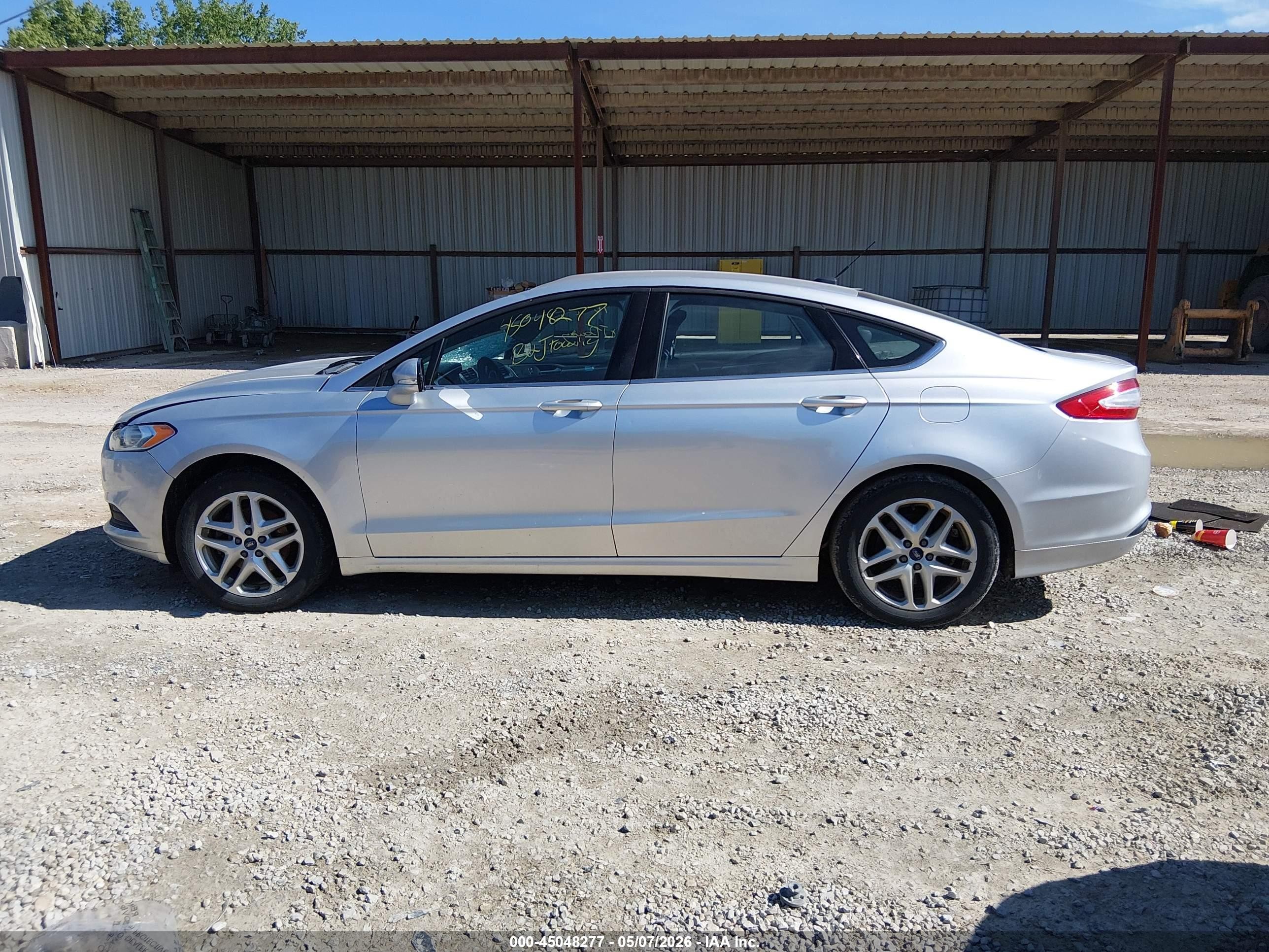 2014 Ford Fusion Se Silver vin: 3FA6P0H71ER159758
