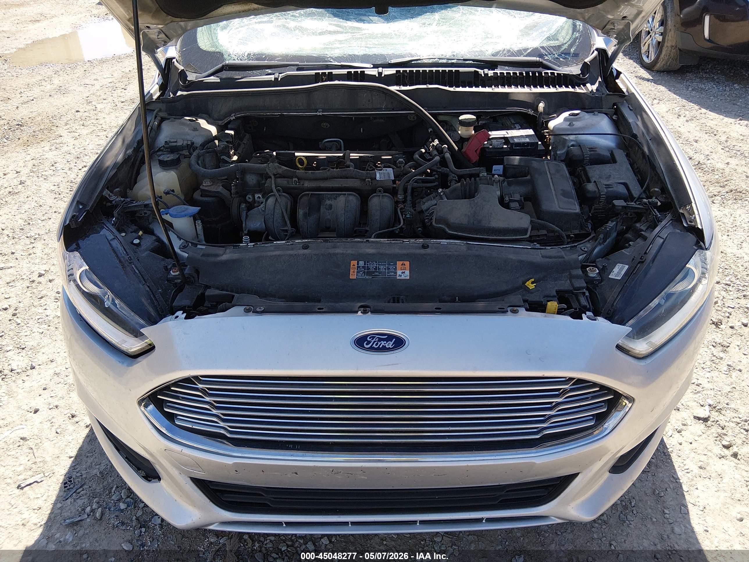 2014 Ford Fusion Se Silver vin: 3FA6P0H71ER159758