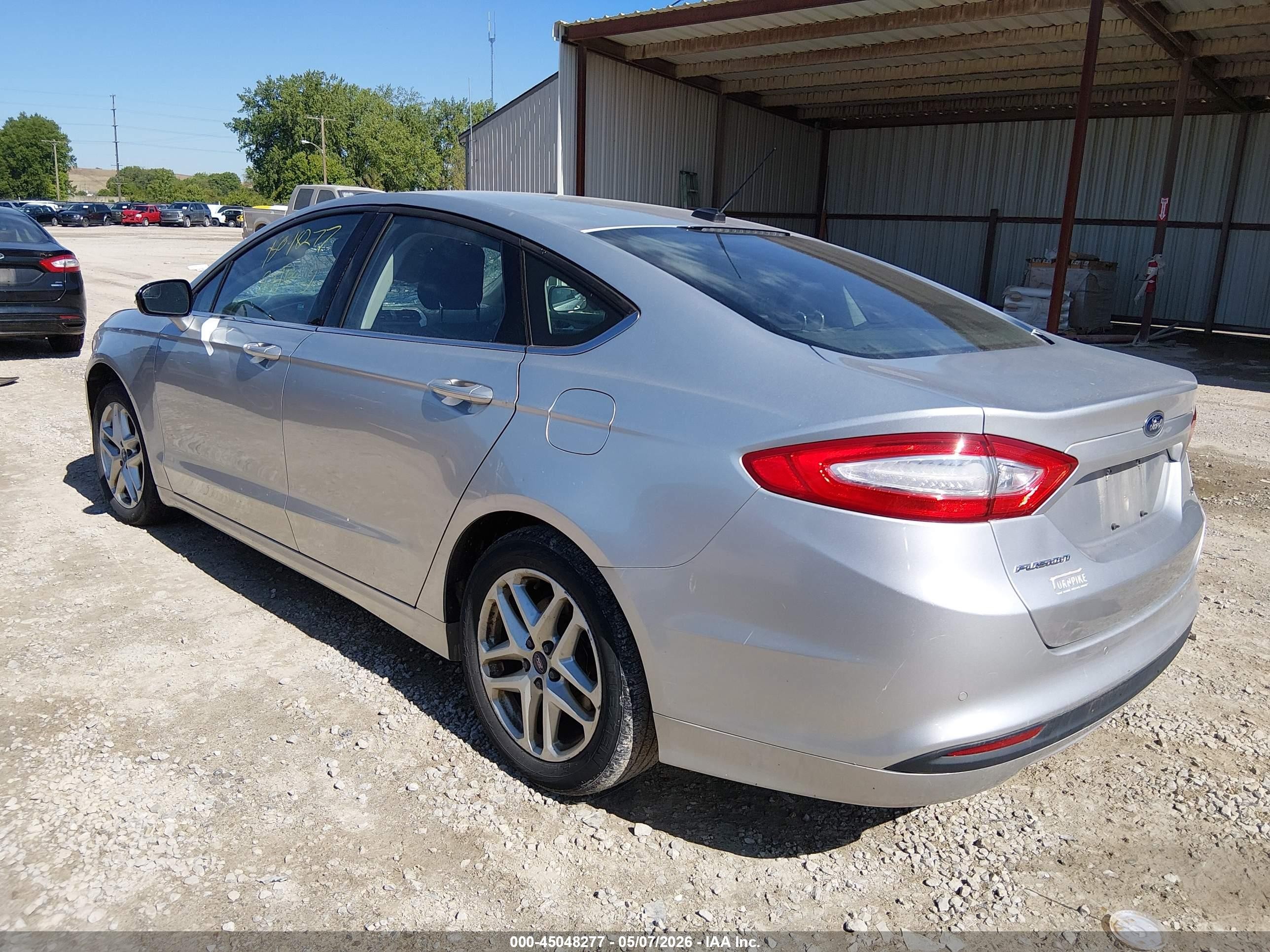2014 Ford Fusion Se Silver vin: 3FA6P0H71ER159758