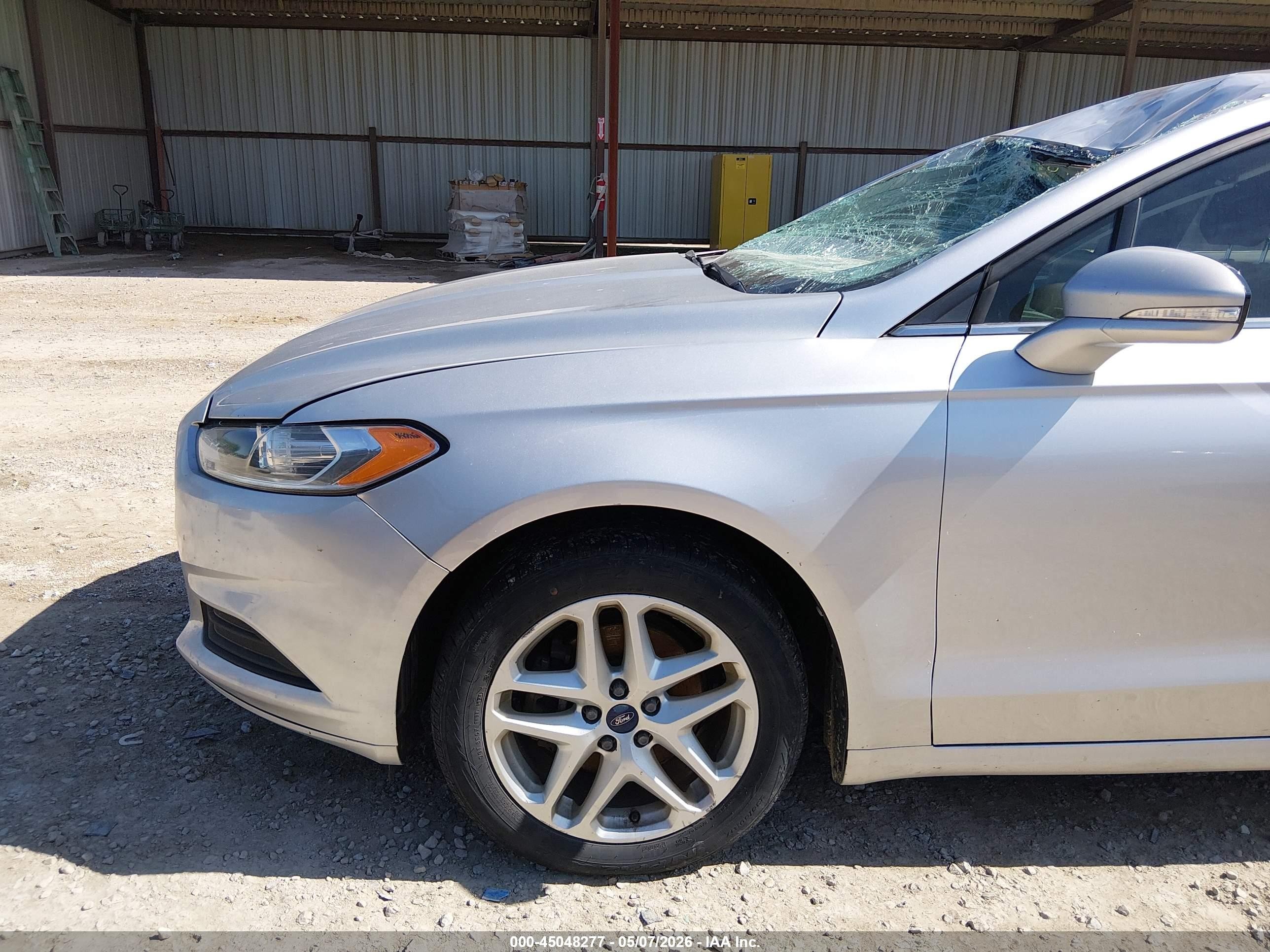2014 Ford Fusion Se Silver vin: 3FA6P0H71ER159758