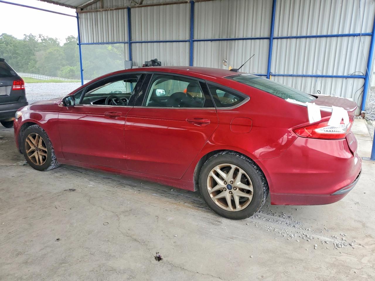 2014 Ford Fusion Se Red vin: 3FA6P0H71ER173837