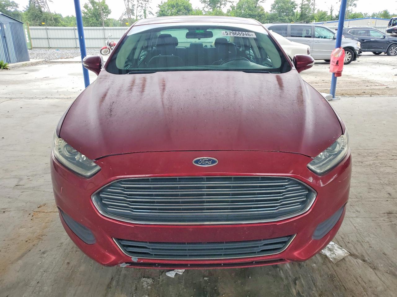2014 Ford Fusion Se Red vin: 3FA6P0H71ER173837