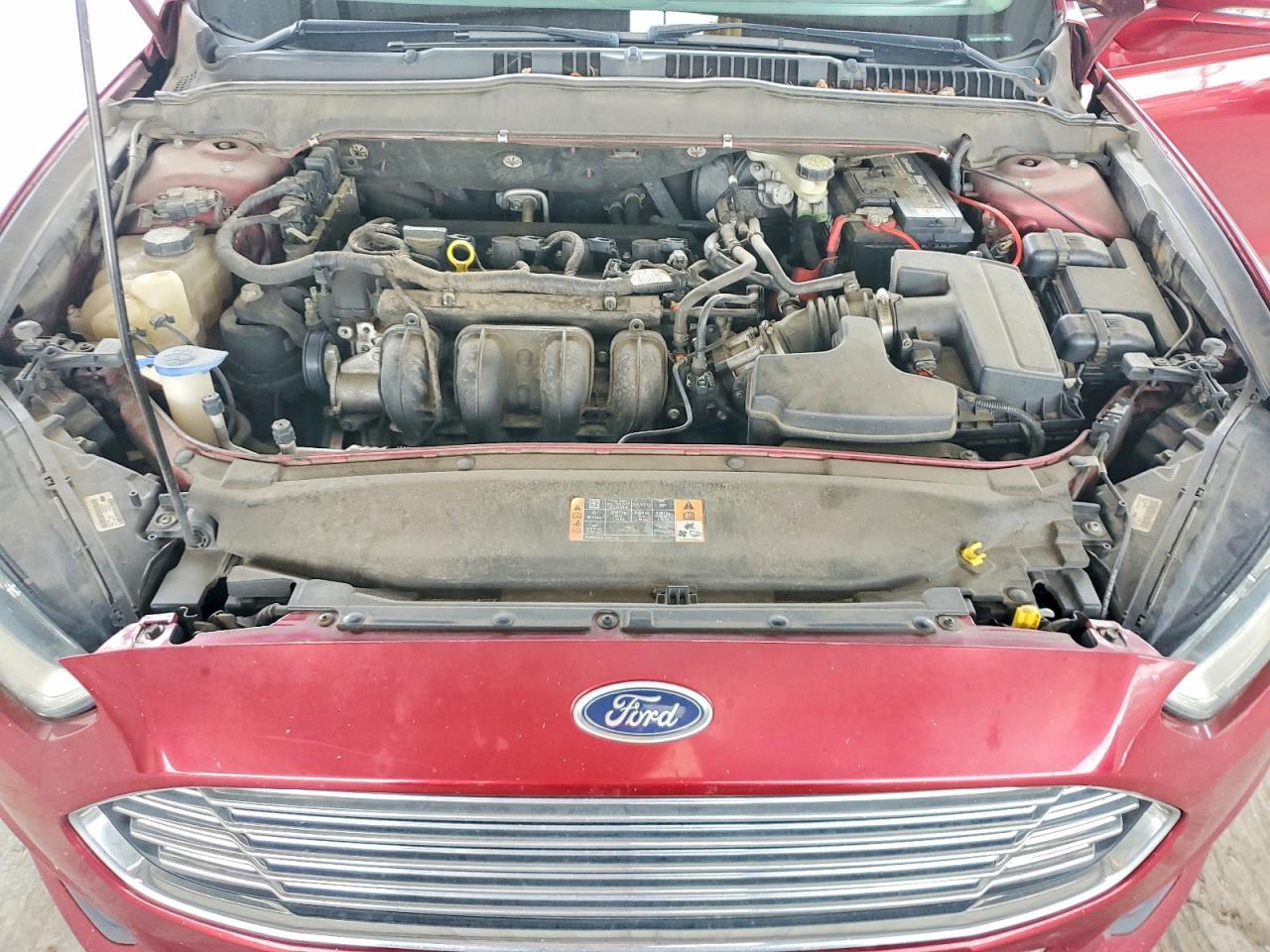 2014 Ford Fusion Se Red vin: 3FA6P0H71ER173837