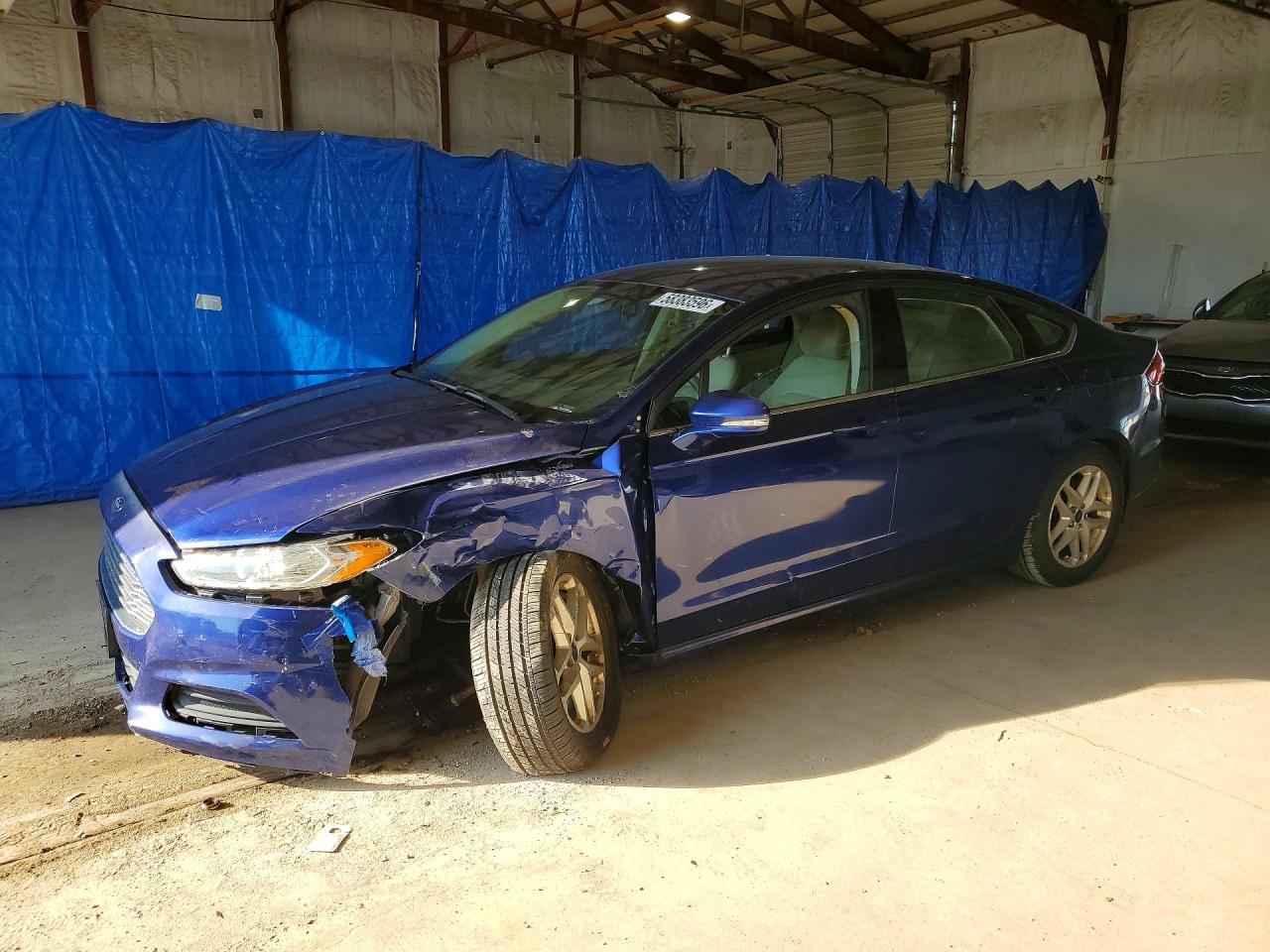 2014 Ford Fusion Se Синий vin: 3FA6P0H71ER179055