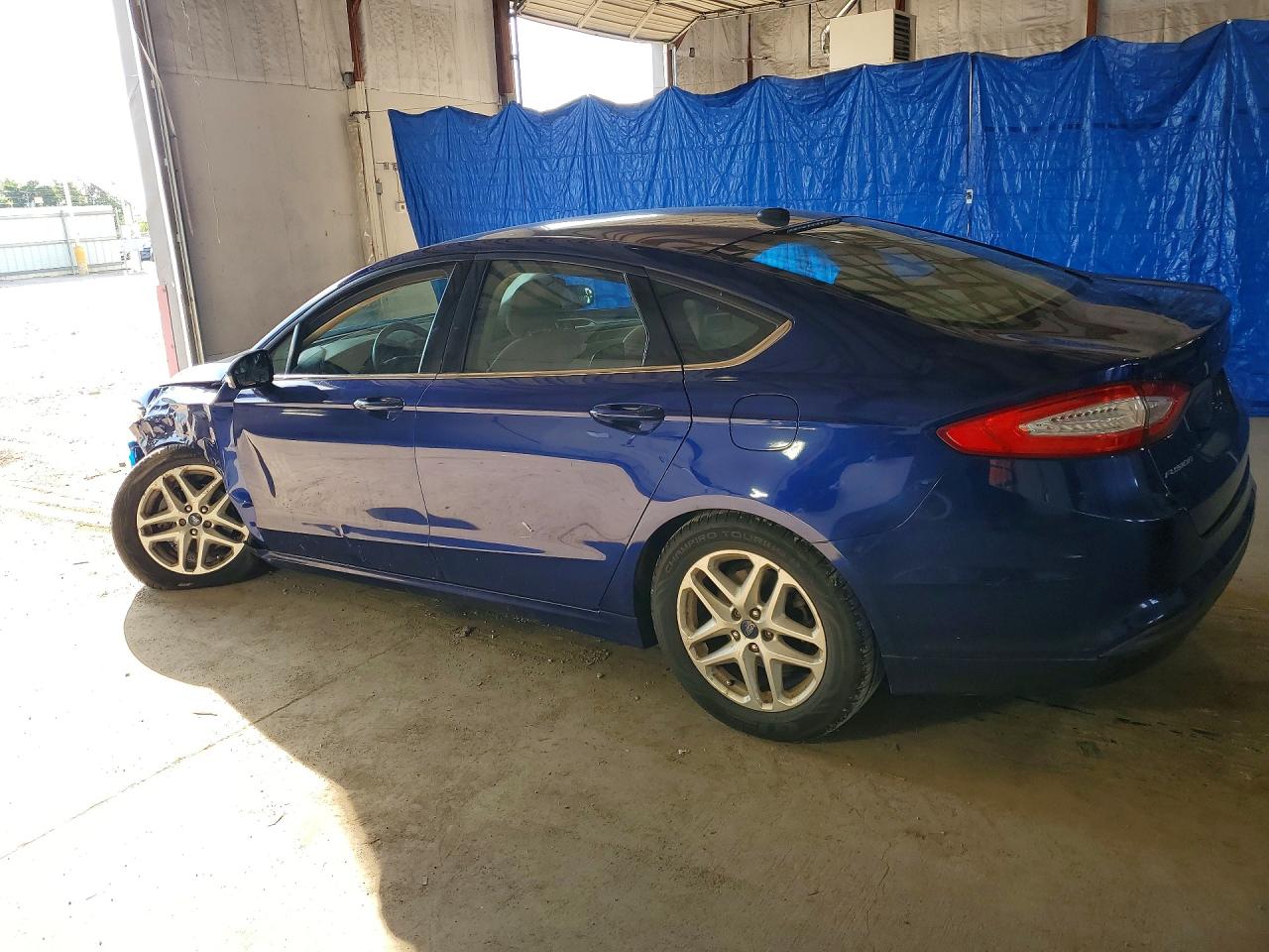 2014 Ford Fusion Se Синий vin: 3FA6P0H71ER179055