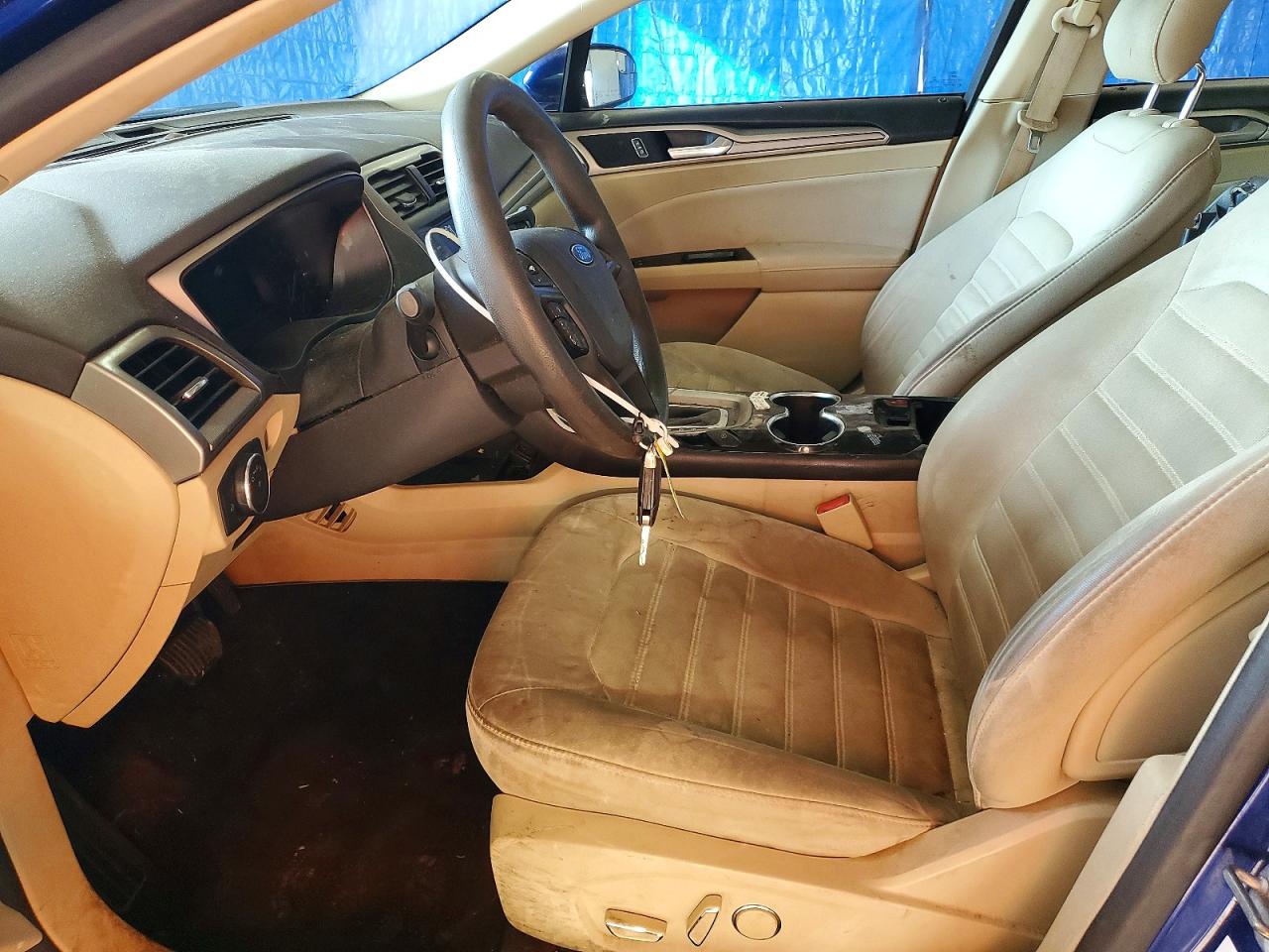 2014 Ford Fusion Se Синий vin: 3FA6P0H71ER179055