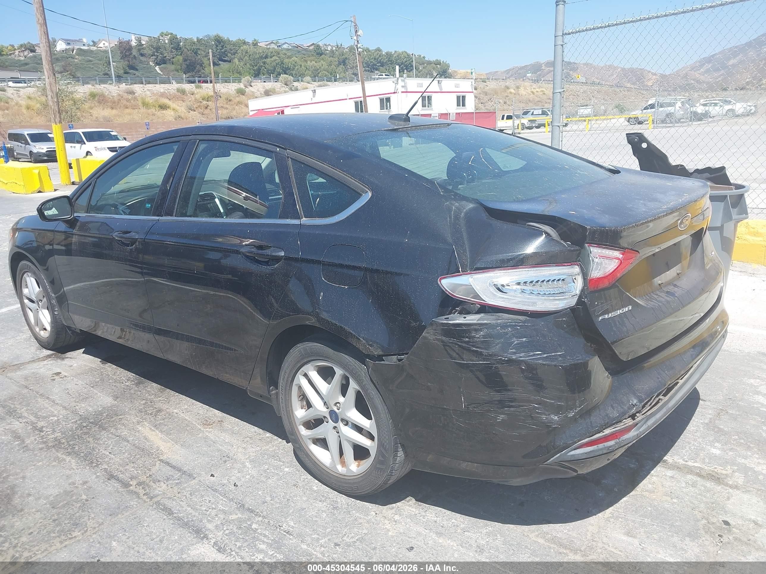 2014 Ford Fusion Se Black vin: 3FA6P0H71ER242011