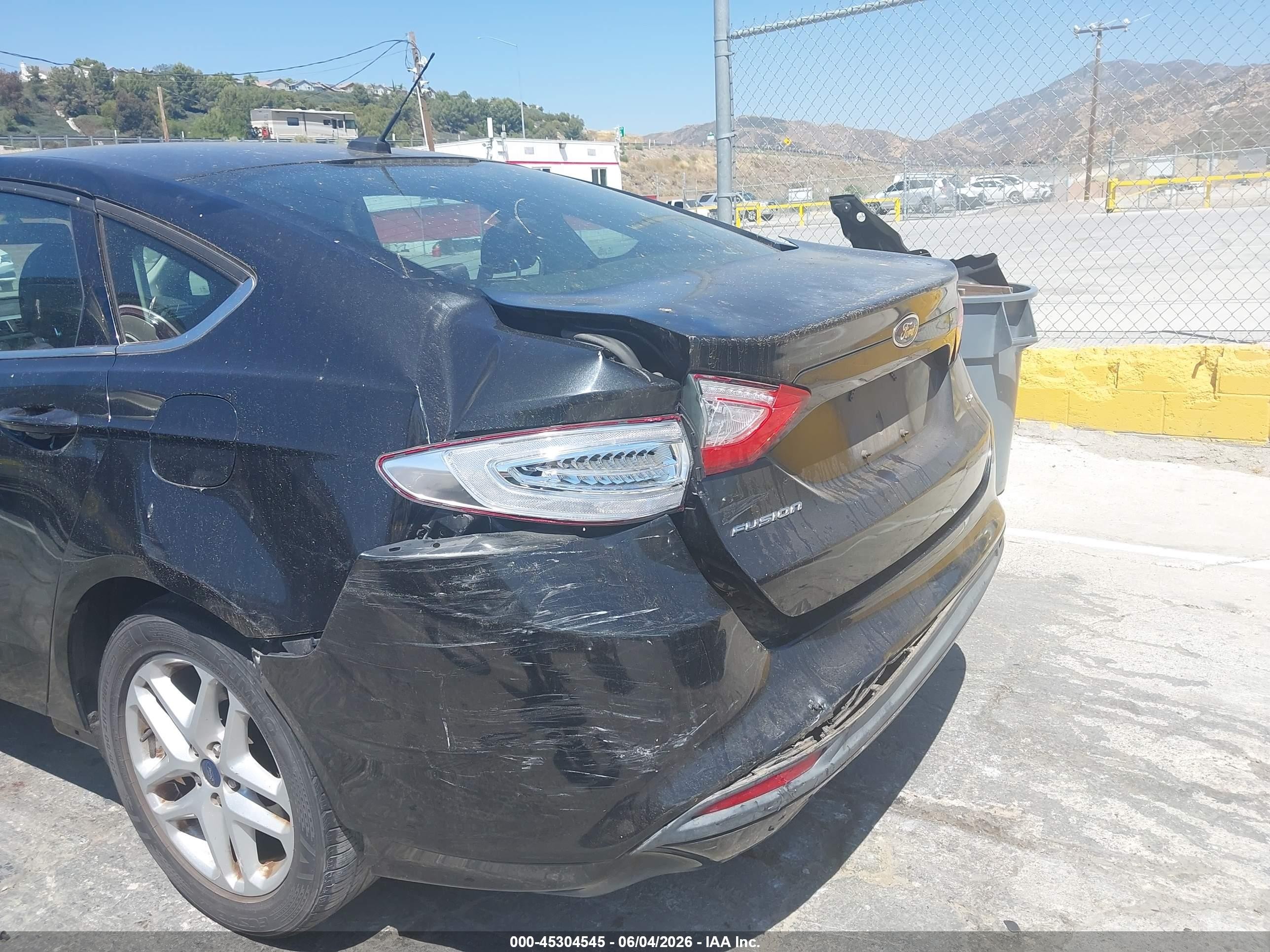 2014 Ford Fusion Se Black vin: 3FA6P0H71ER242011