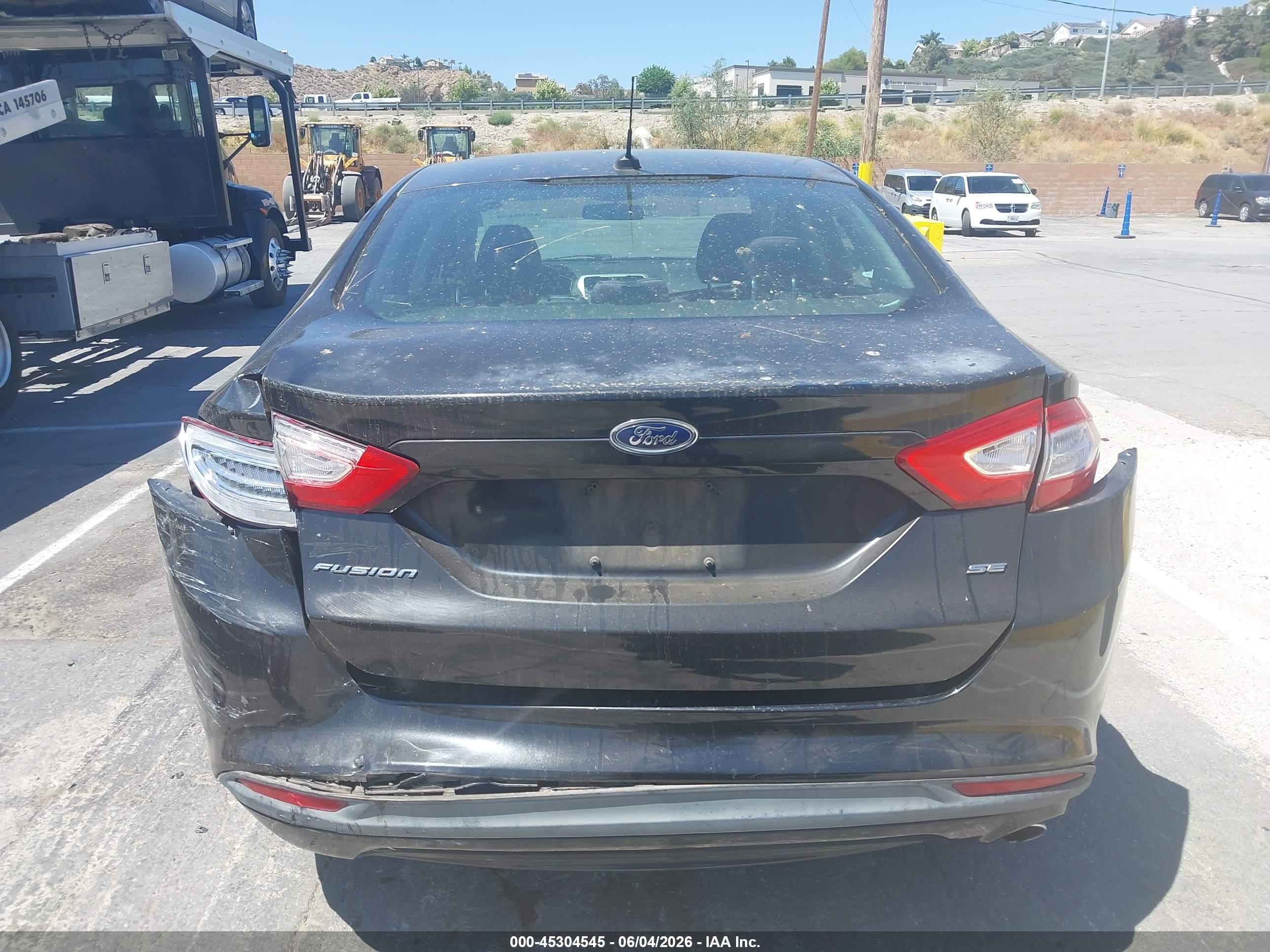 2014 Ford Fusion Se Black vin: 3FA6P0H71ER242011