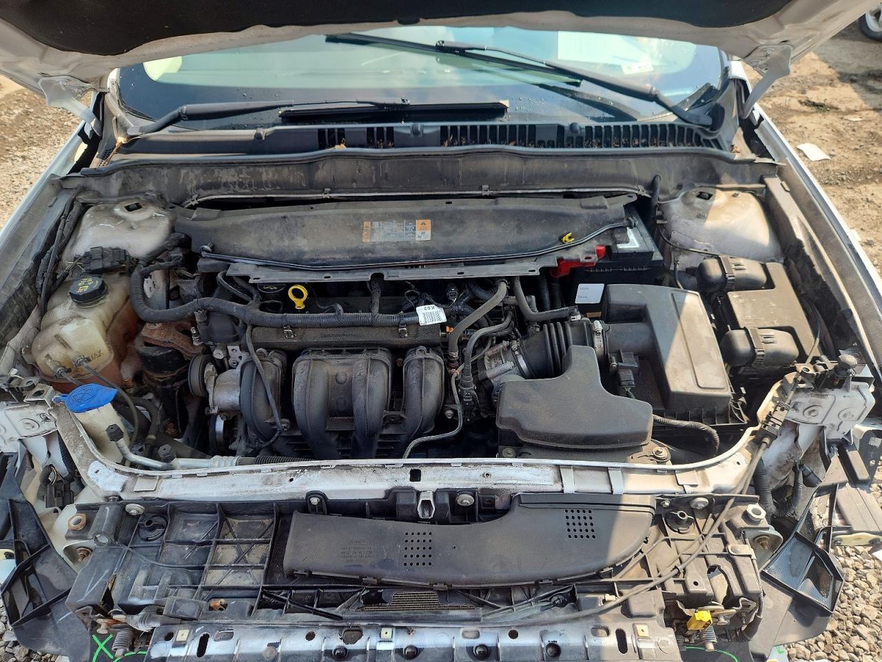 2014 Ford Fusion Se White vin: 3FA6P0H71ER244888