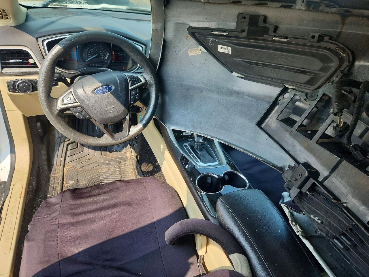 2014 Ford Fusion Se White vin: 3FA6P0H71ER244888