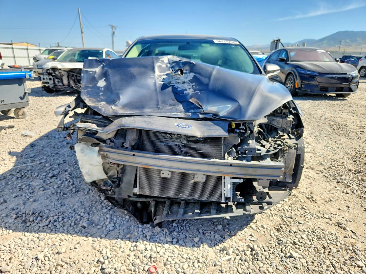 2014 Ford Fusion Se Gray vin: 3FA6P0H71ER255194