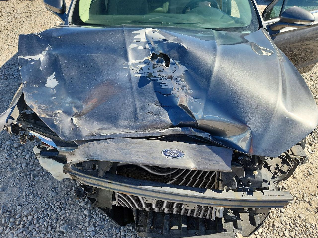 2014 Ford Fusion Se Gray vin: 3FA6P0H71ER255194
