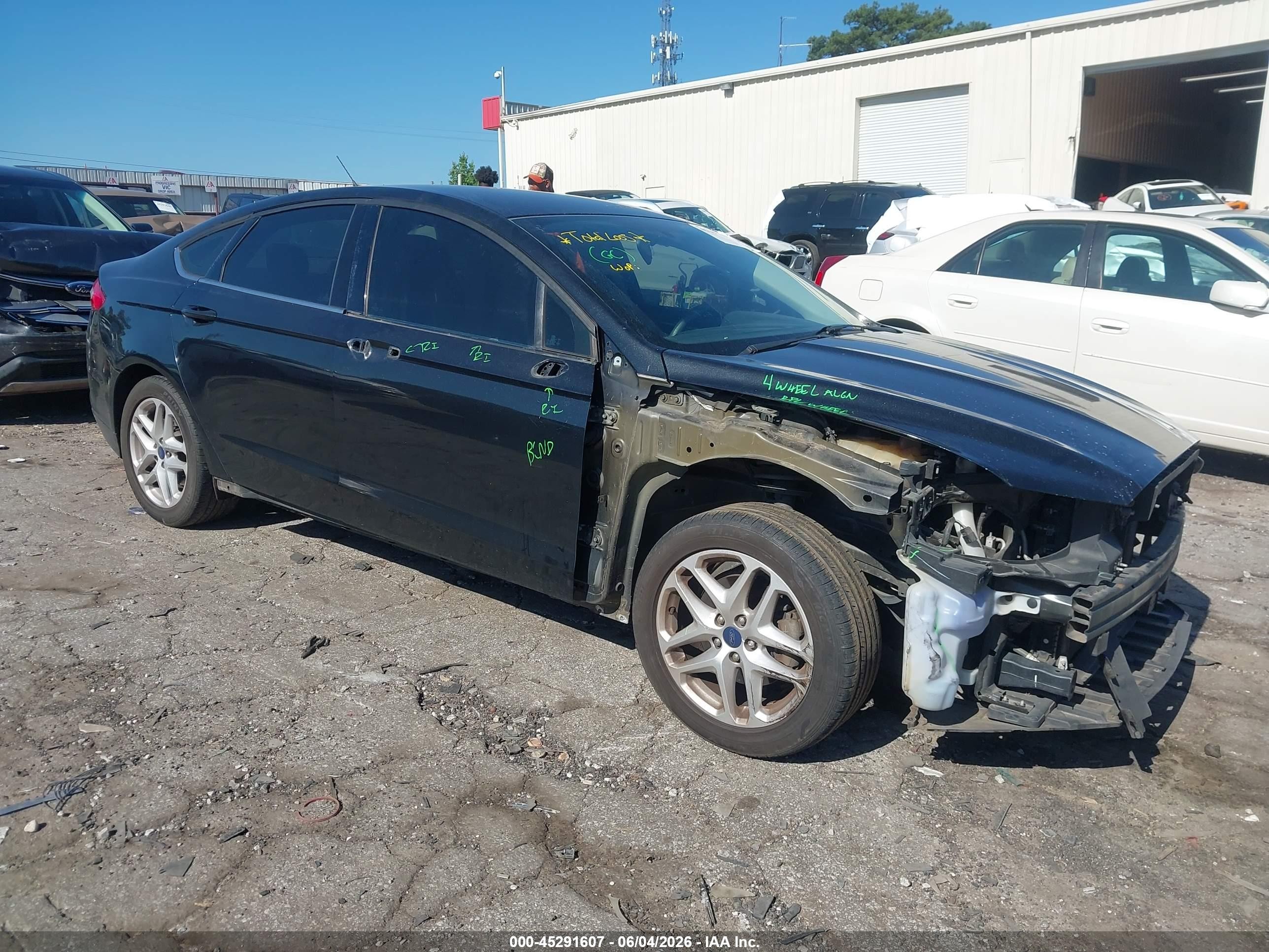 2014 Ford Fusion Se Черный vin: 3FA6P0H71ER261528