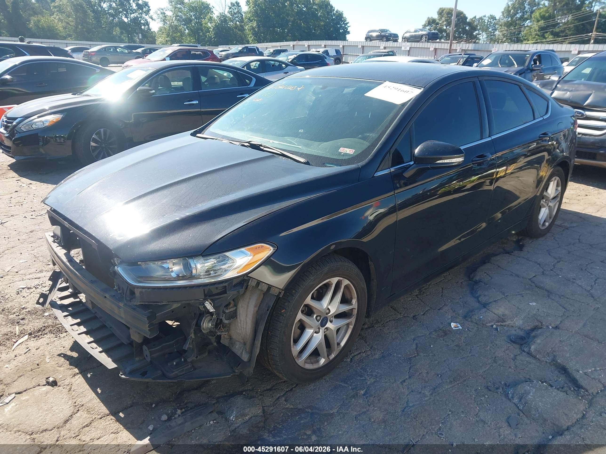 2014 Ford Fusion Se Black vin: 3FA6P0H71ER261528