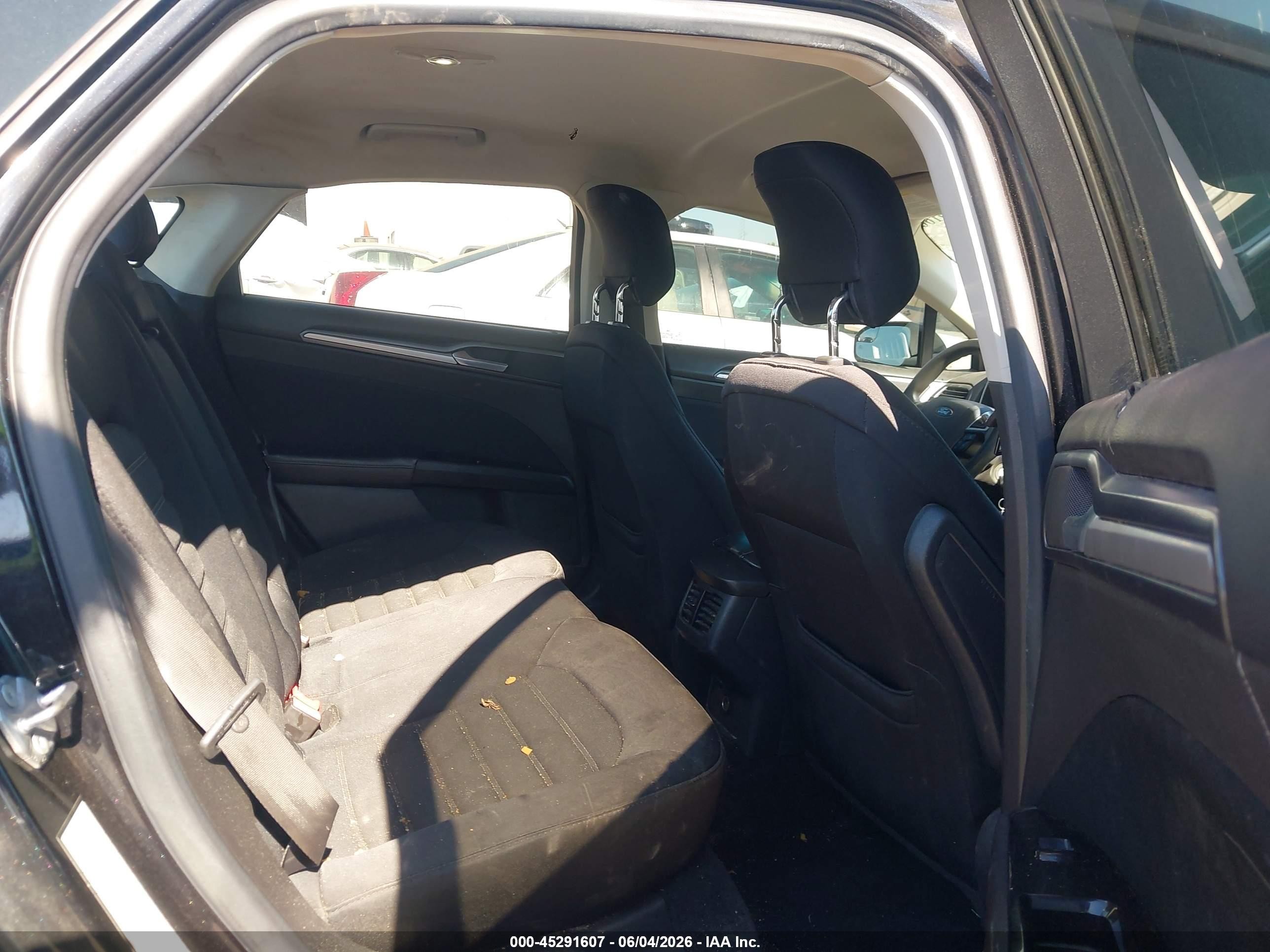 2014 Ford Fusion Se Black vin: 3FA6P0H71ER261528