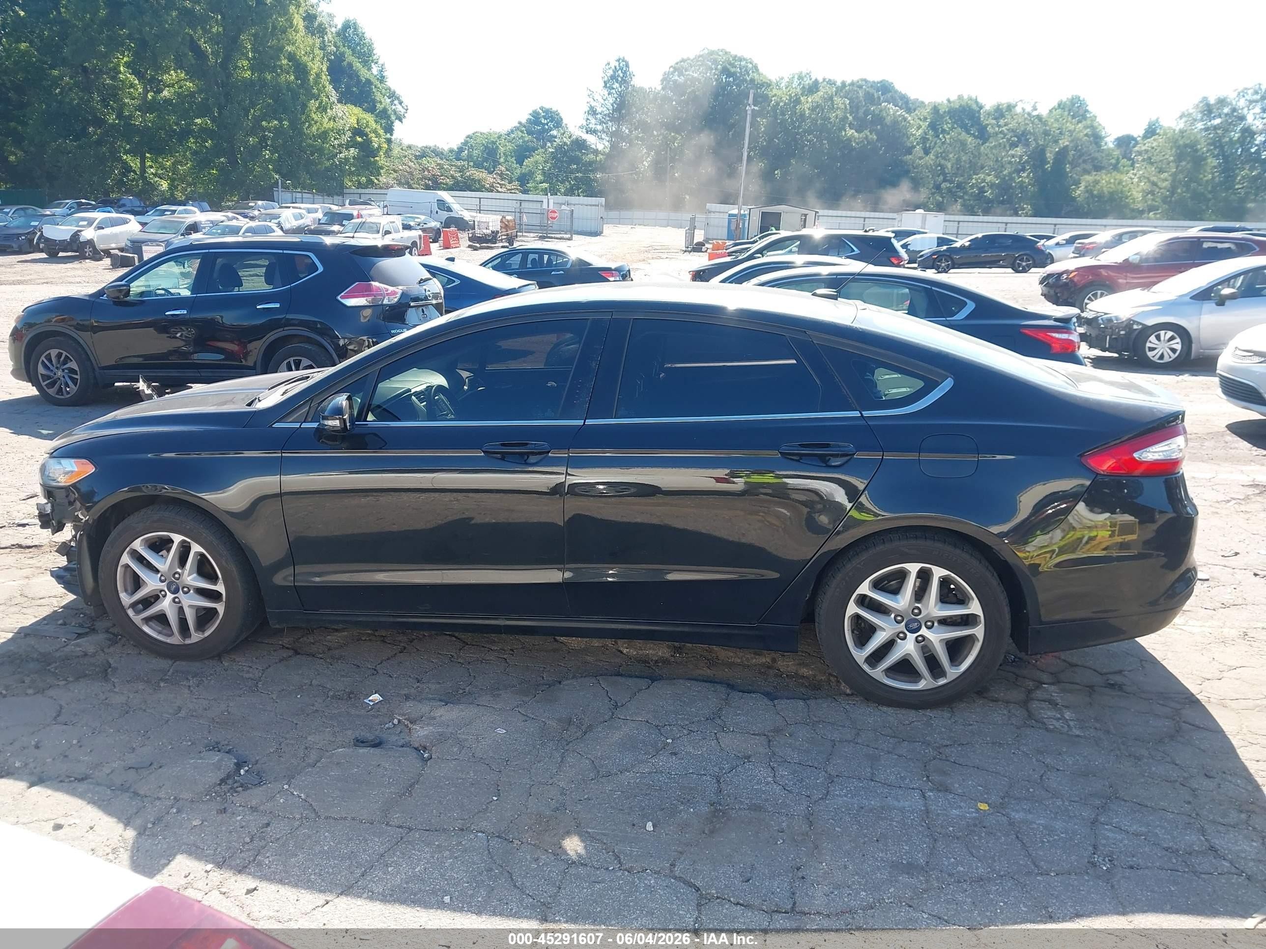 2014 Ford Fusion Se Black vin: 3FA6P0H71ER261528
