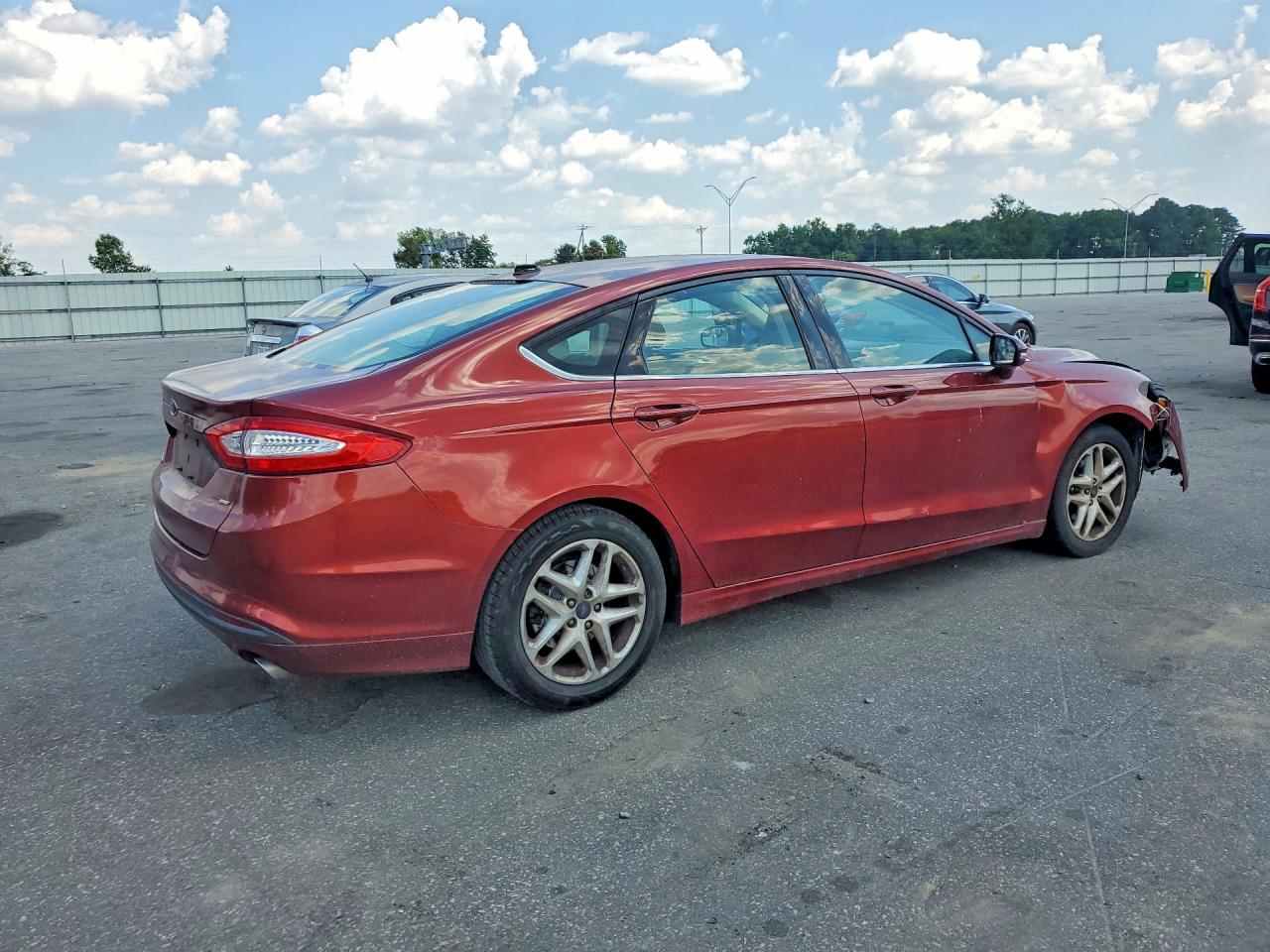 2014 Ford Fusion Se Burgundy vin: 3FA6P0H71ER265871