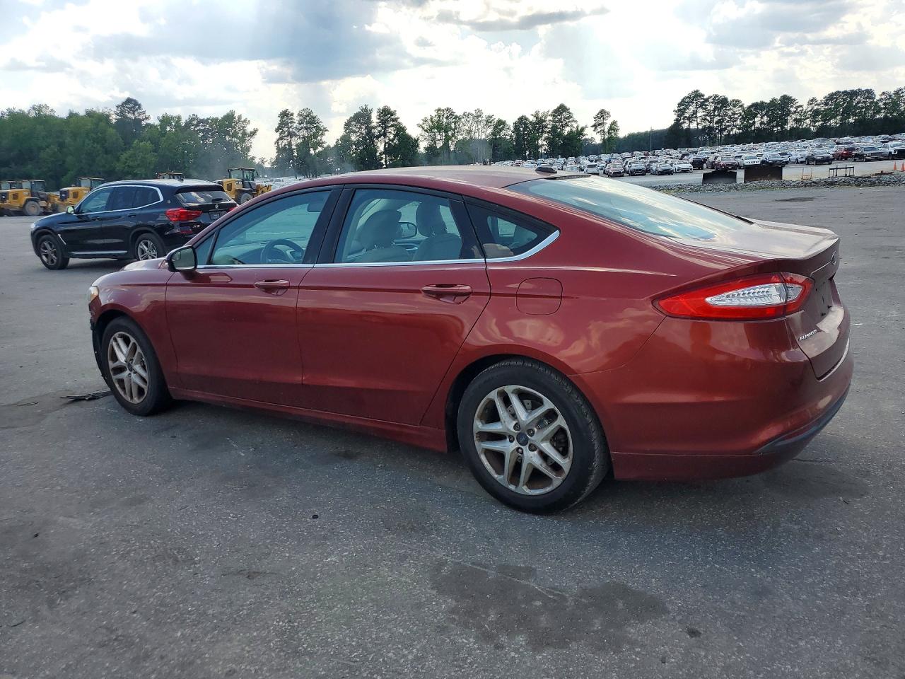 2014 Ford Fusion Se Burgundy vin: 3FA6P0H71ER265871