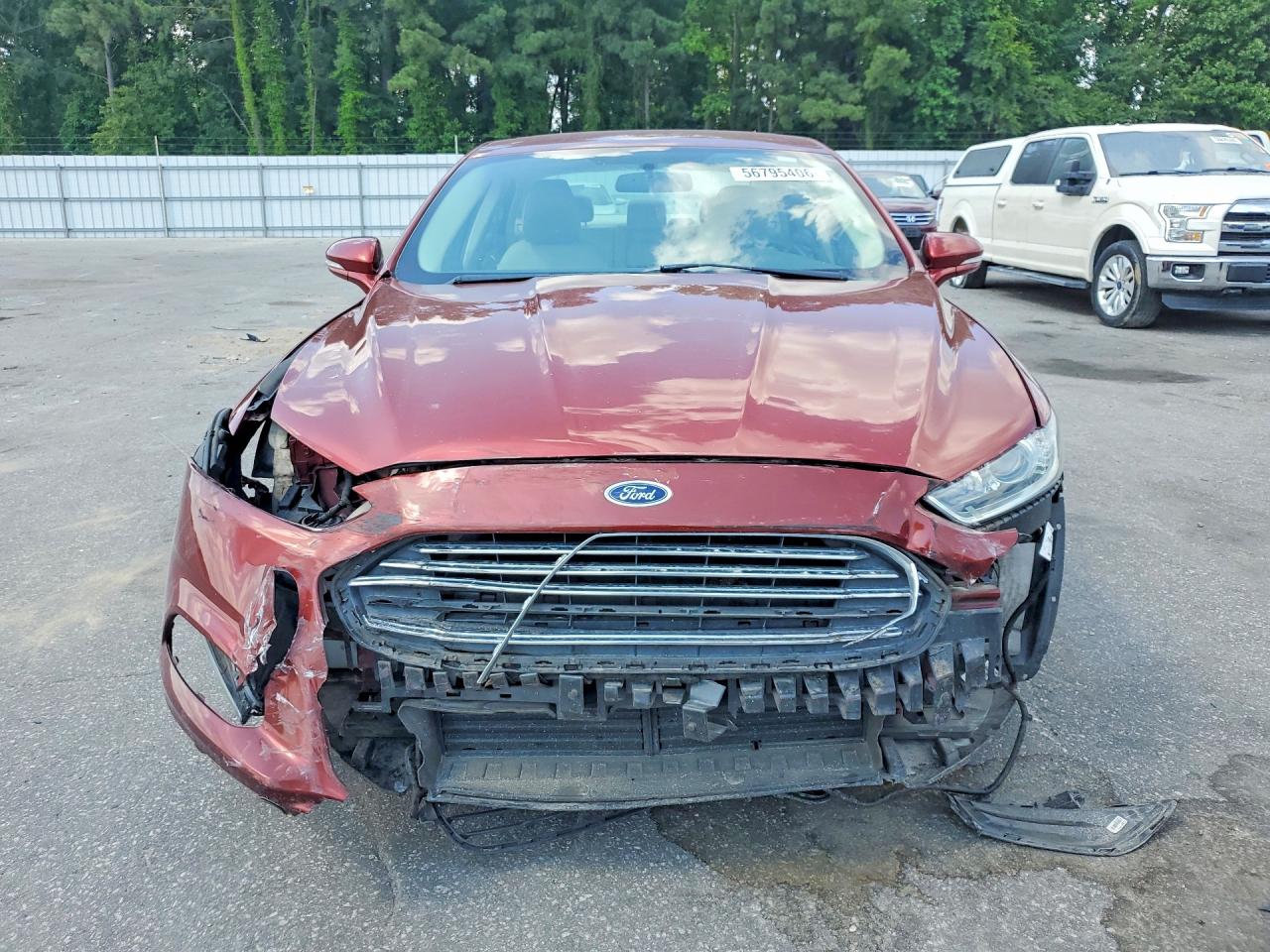 2014 Ford Fusion Se Burgundy vin: 3FA6P0H71ER265871