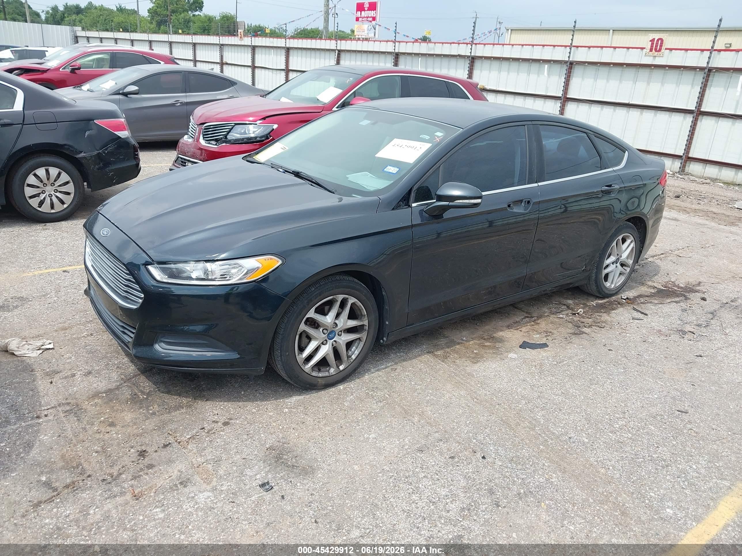 2014 Ford Fusion Se Black vin: 3FA6P0H71ER300991