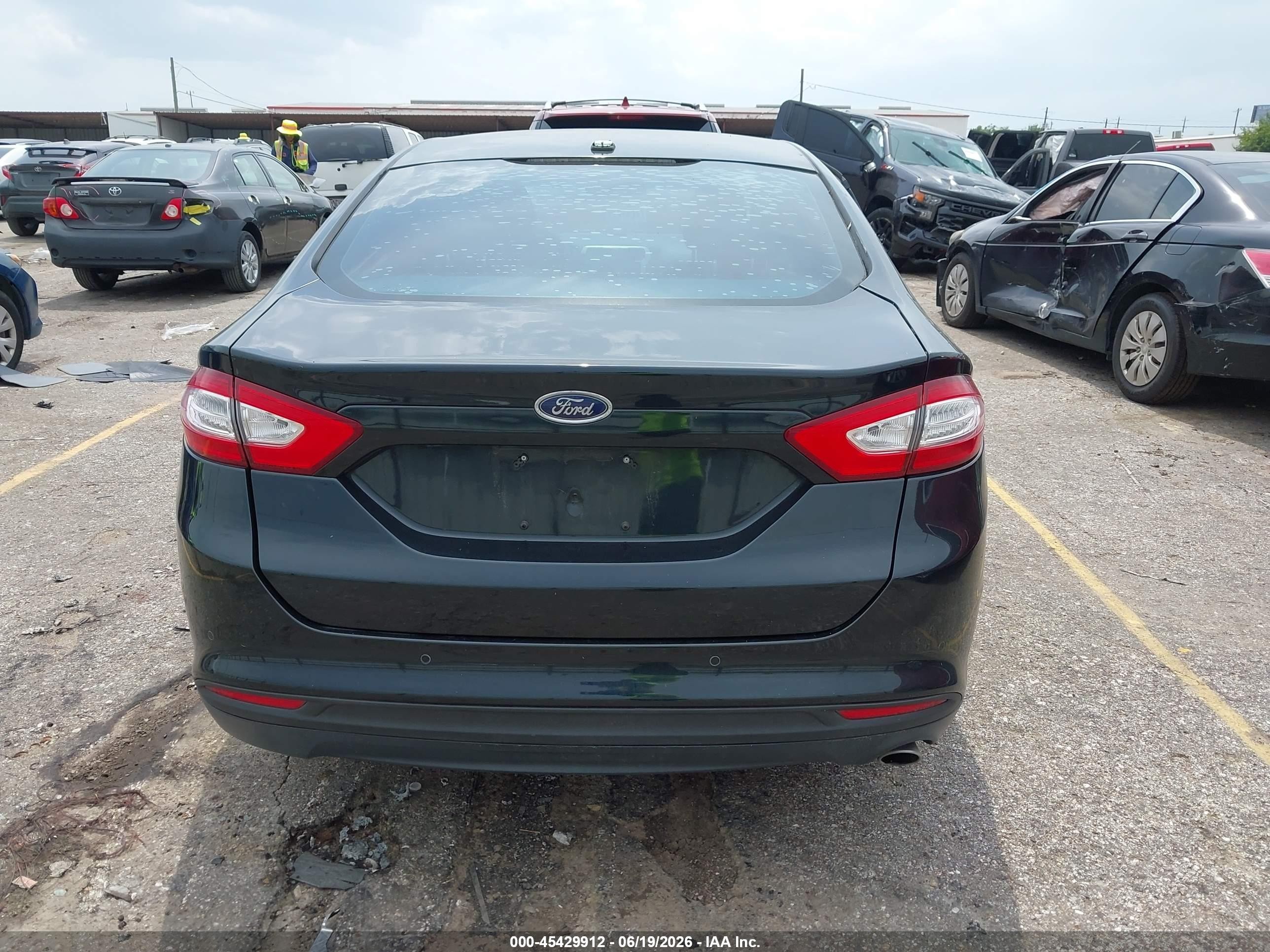 2014 Ford Fusion Se Black vin: 3FA6P0H71ER300991