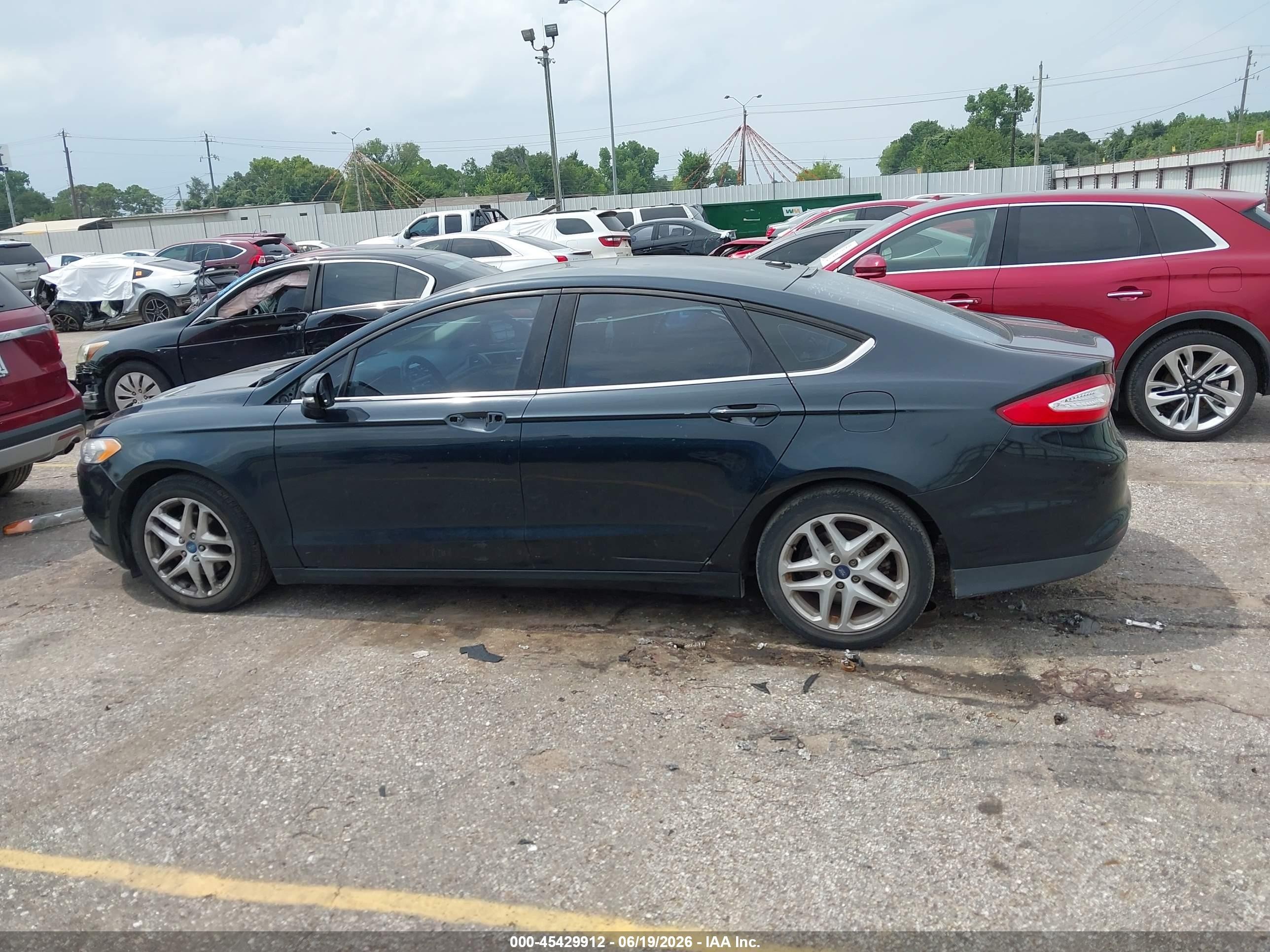 2014 Ford Fusion Se Black vin: 3FA6P0H71ER300991