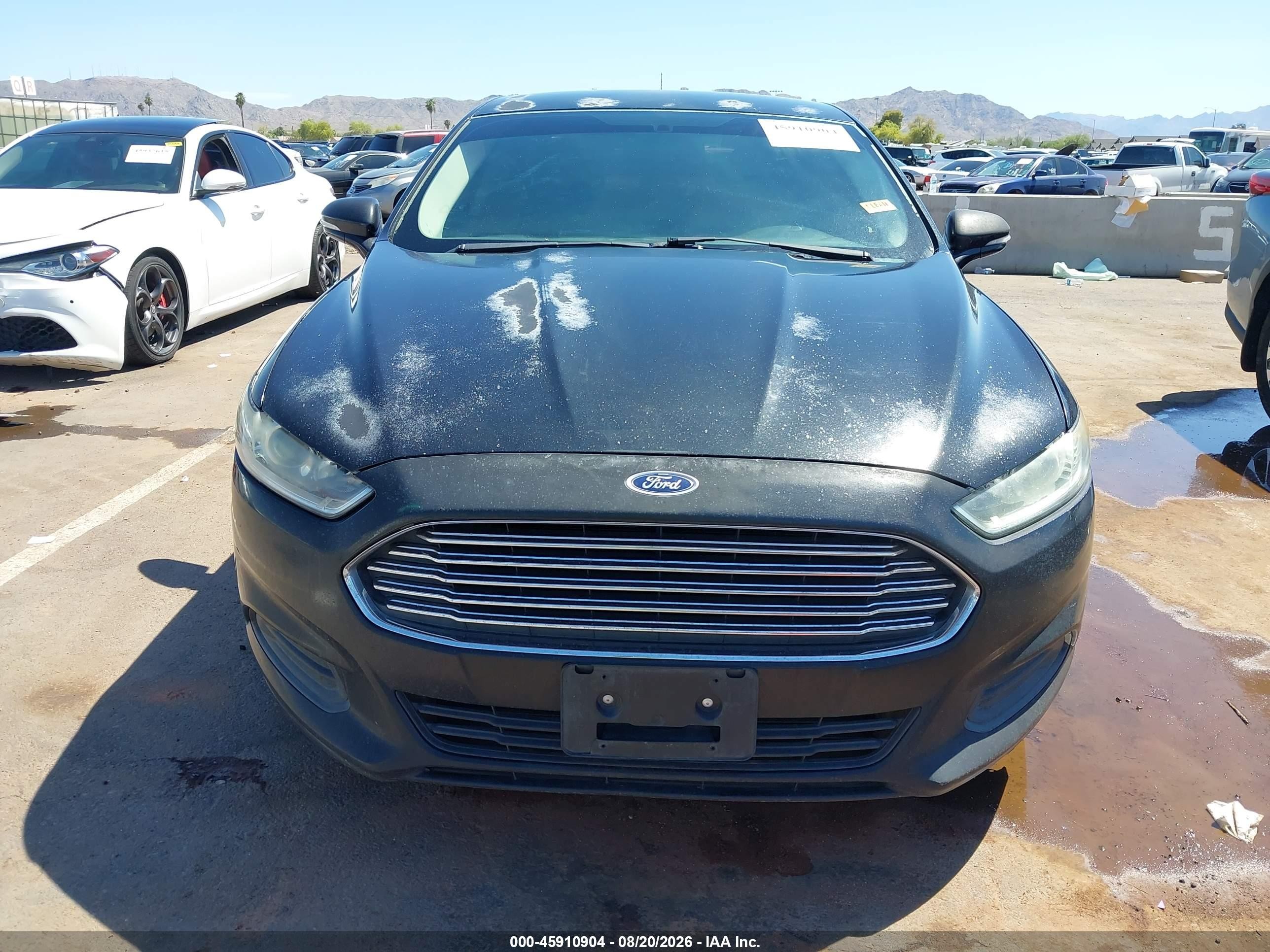 2014 Ford Fusion Se Black vin: 3FA6P0H71ER329813