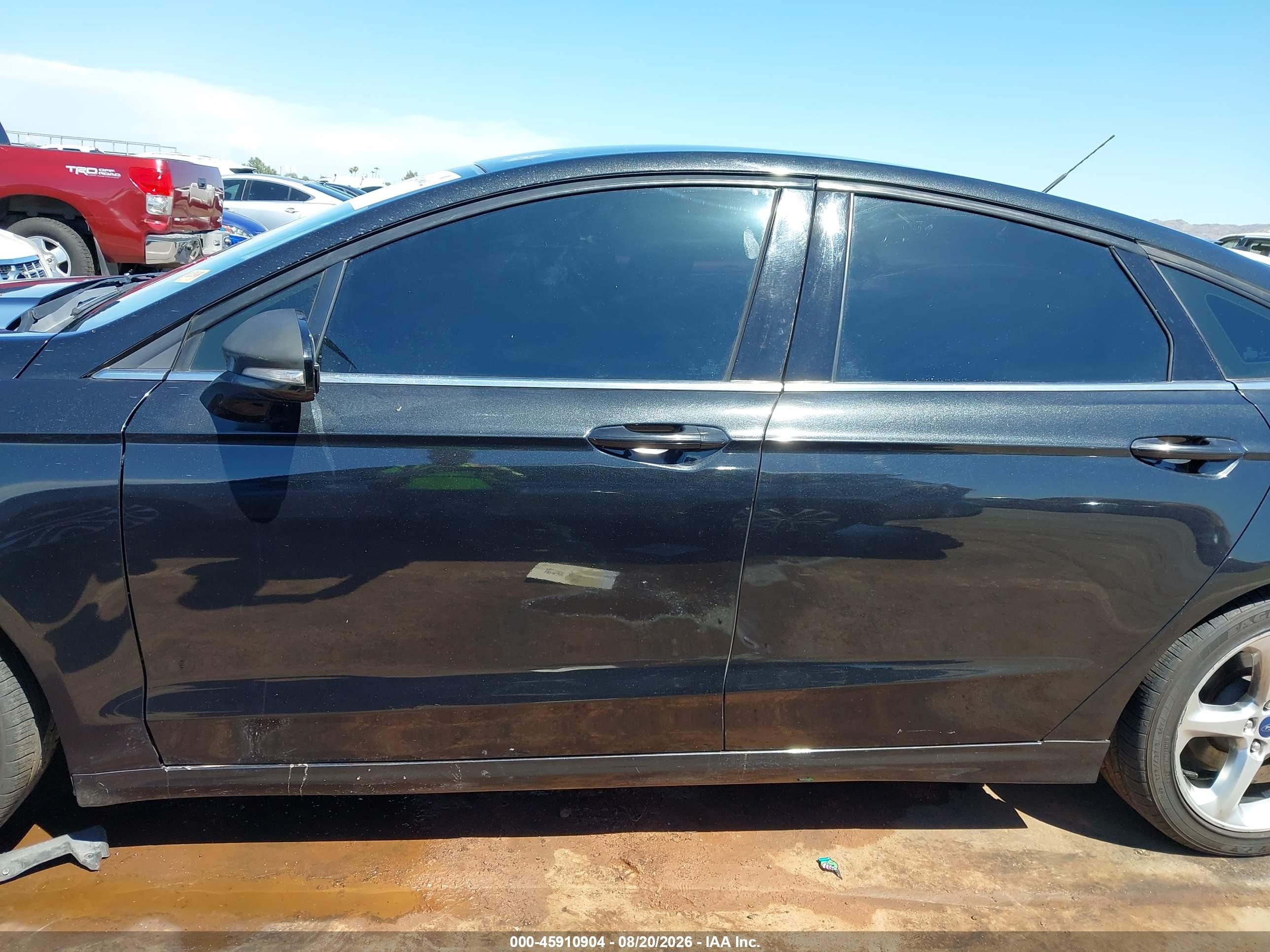 2014 Ford Fusion Se Black vin: 3FA6P0H71ER329813
