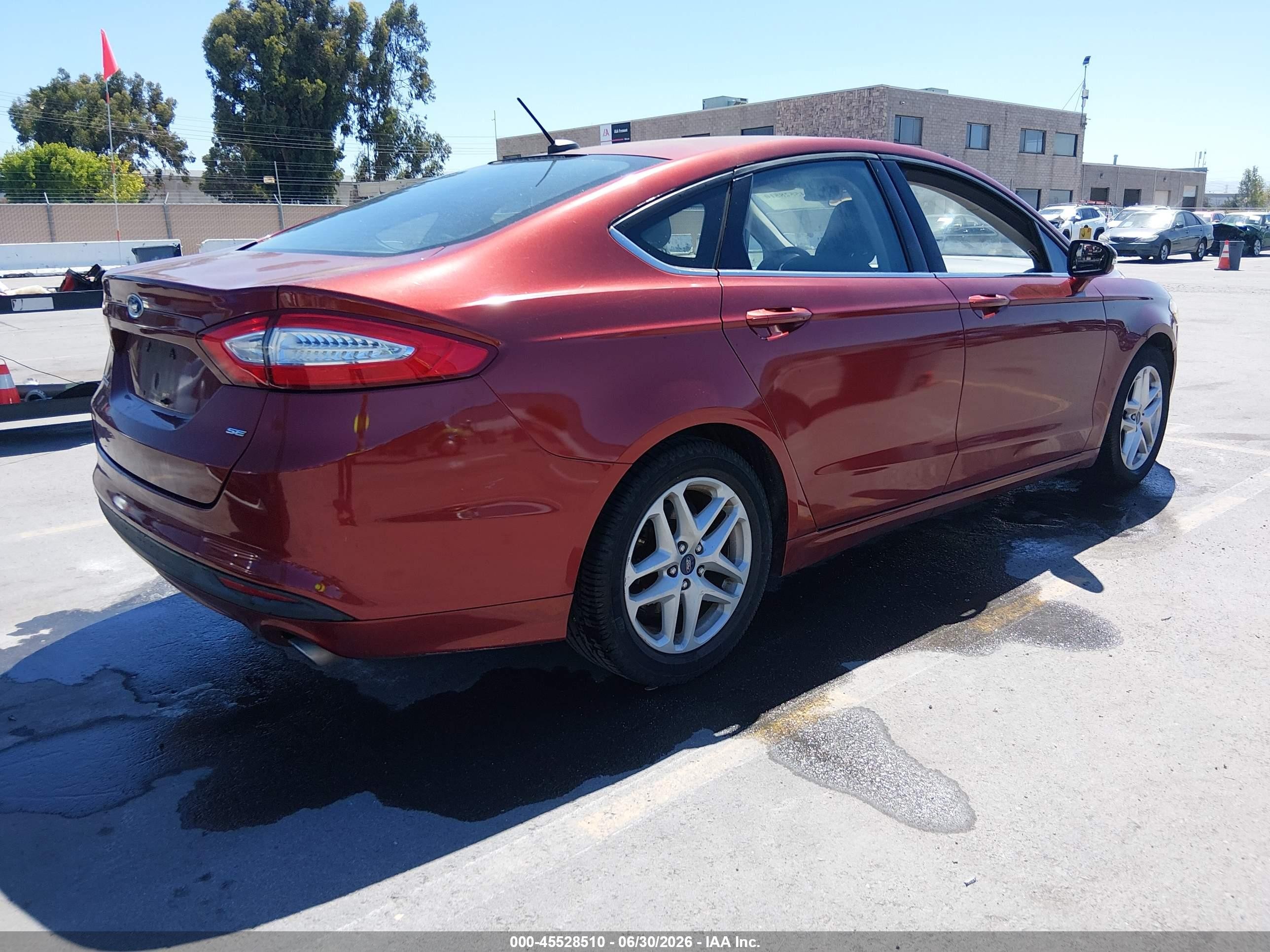 2014 Ford Fusion Se Red vin: 3FA6P0H71ER359698