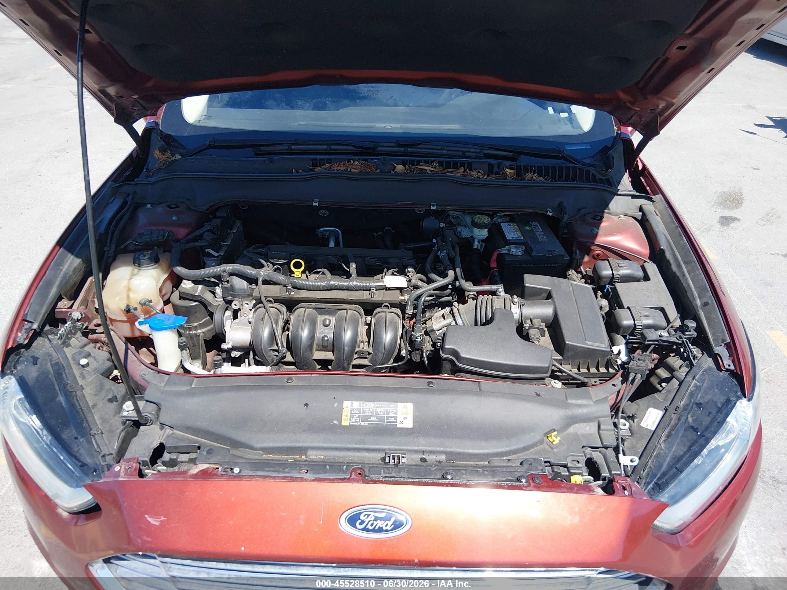 2014 Ford Fusion Se Red vin: 3FA6P0H71ER359698
