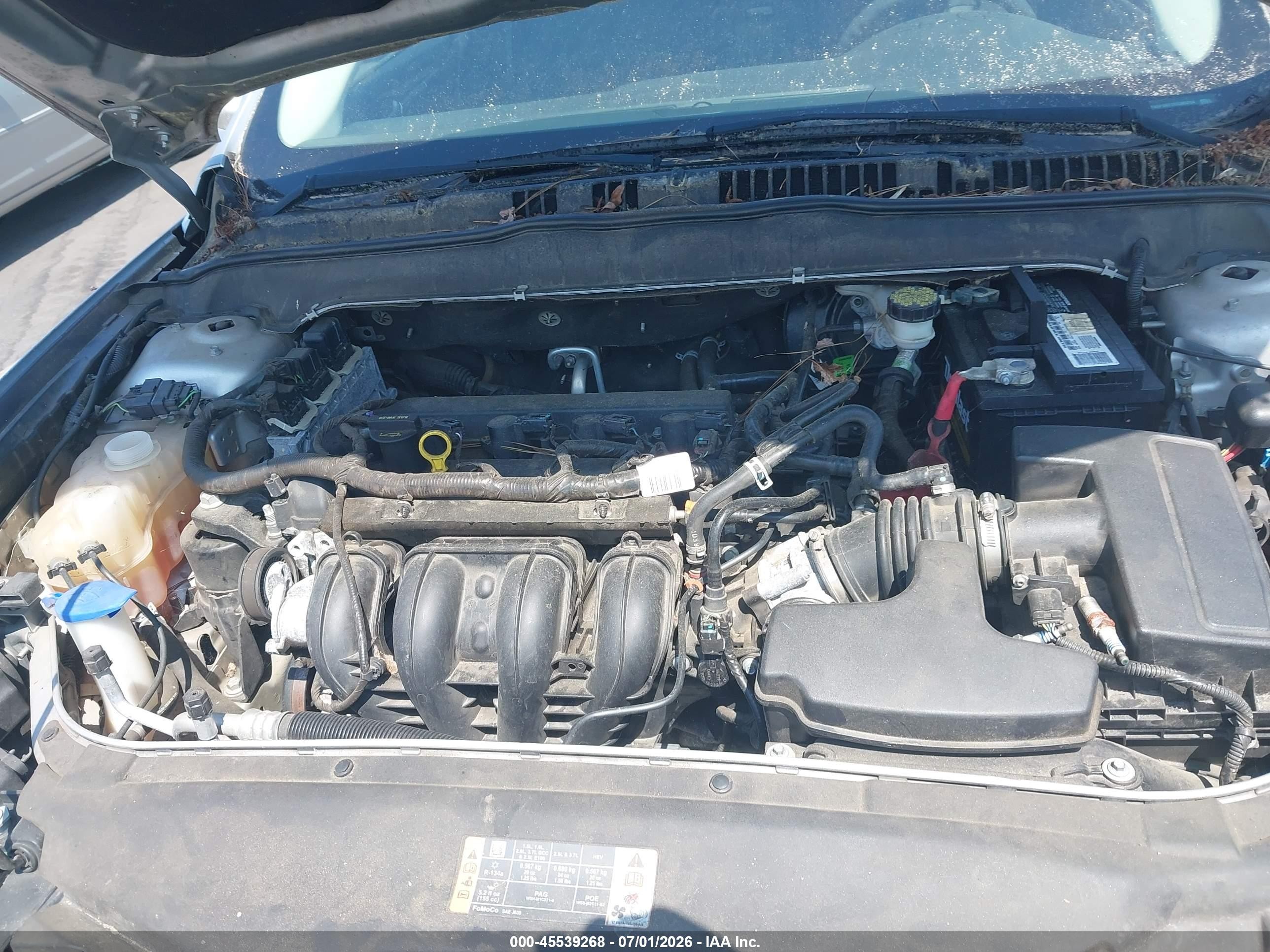 2014 Ford Fusion Se Silver vin: 3FA6P0H71ER385704